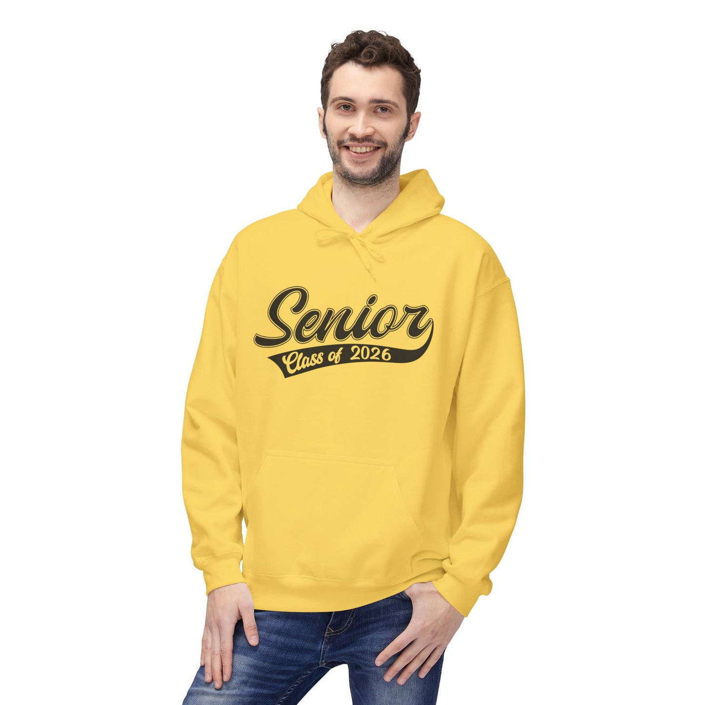 Class of 2026 Senior Hoodie | Unisex Midweight Fleece | Graduation Gift | College Bound | Class Spirit Wear, Trendy Graduation Apparel