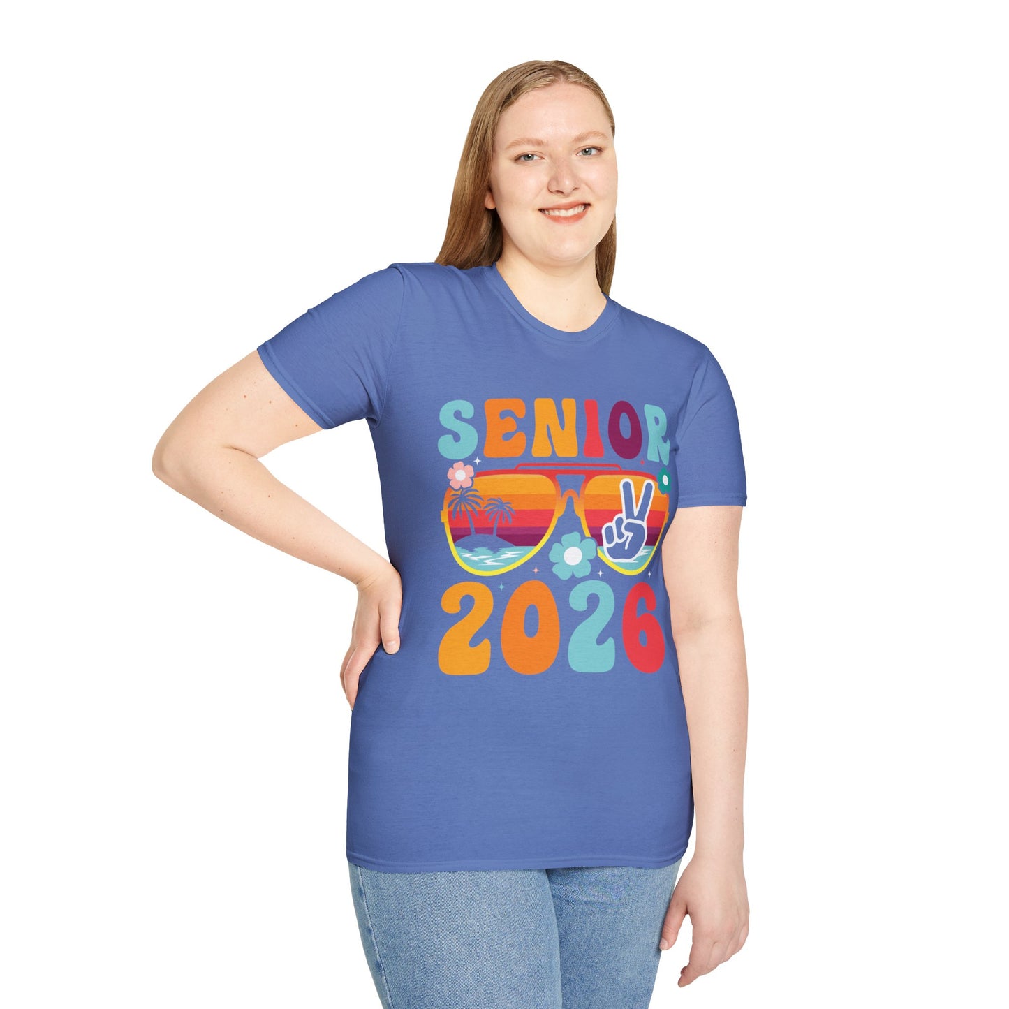Senior 2026 Beach Vibes - Unisex Softstyle T-Shirt