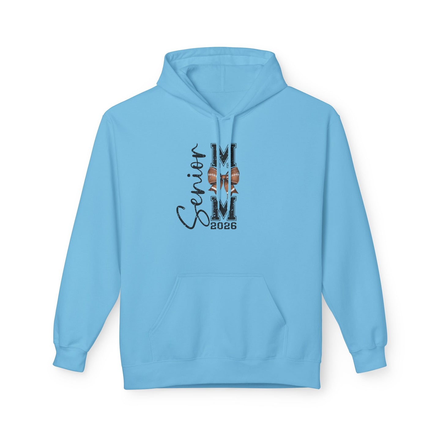2026 Senior Football Mom, Fleece Hoodie,