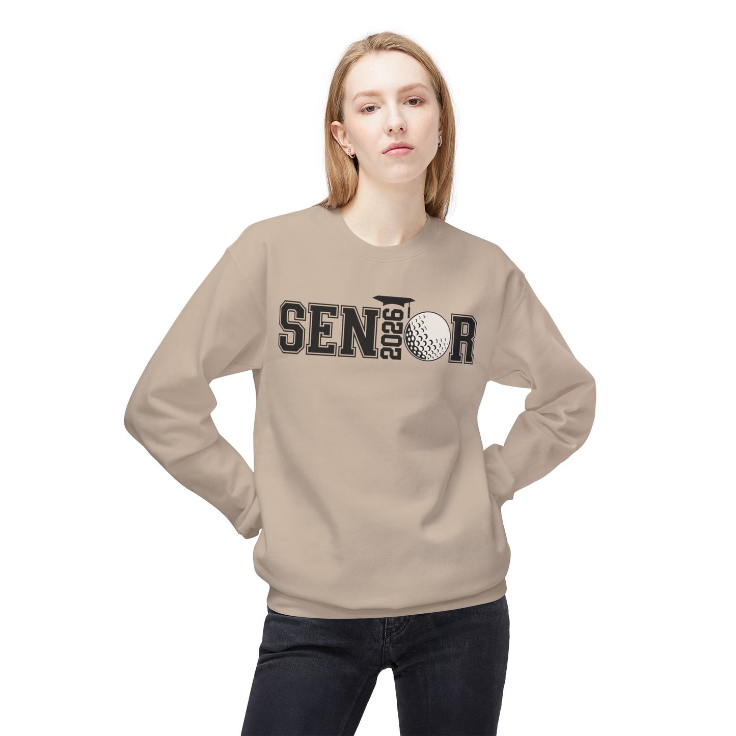 Class of 2026 Golf Sweatshirt, Graduation Gift, Senior Sweatshirt, Unisex Crewneck, Sports Apparel, College Bound Sweatshirt