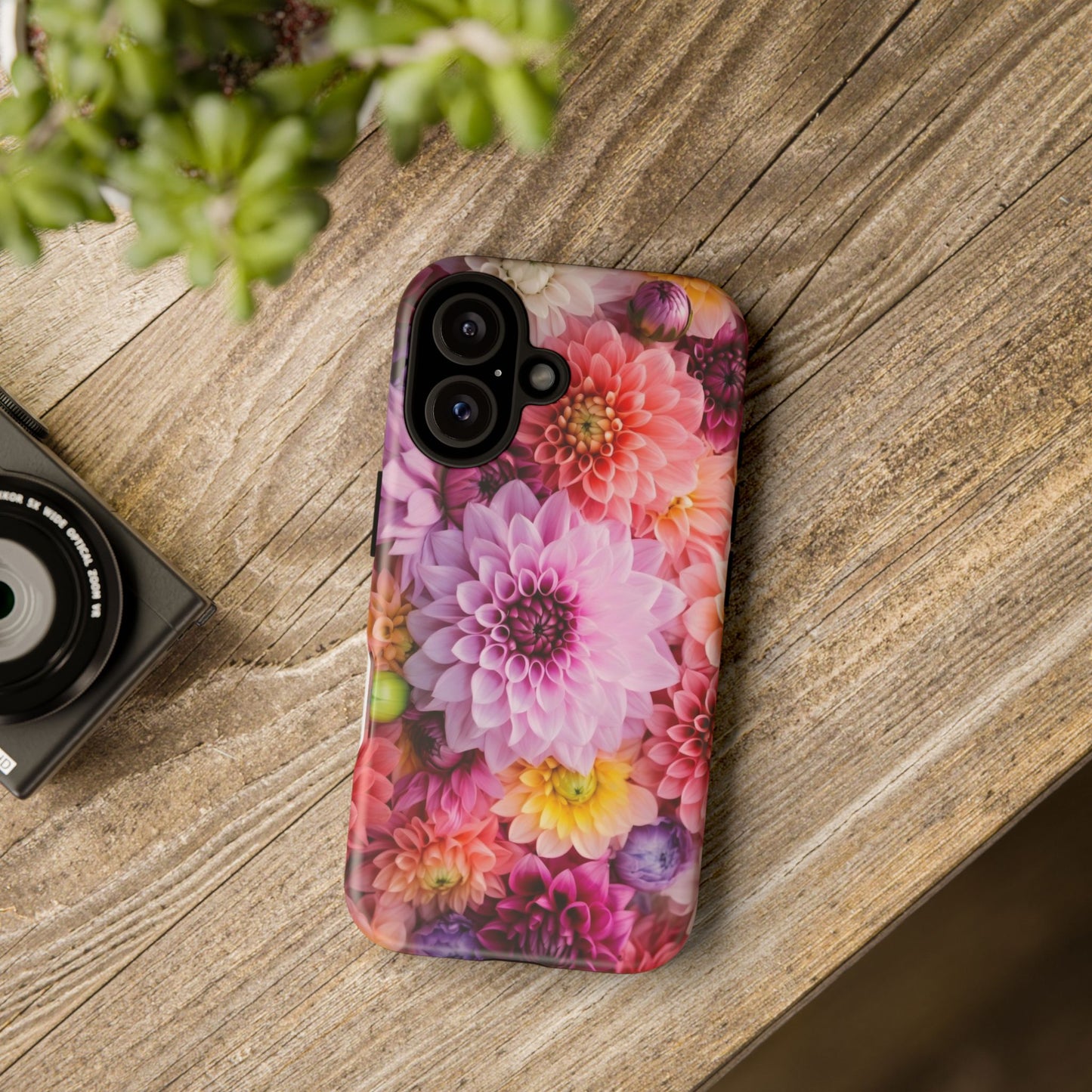 Floral iPhone Case, Tough Floral Phone Cover, Flower Pattern Case, Spring Design, Gift for Her, Durable Phone Accessory