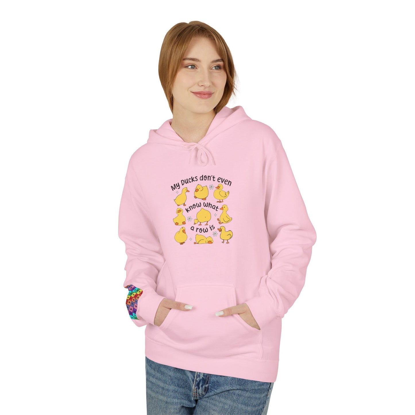 My Duck Didn’t Even Fleece Hoodie, Cozy Animal Lover Gift, Fun Birthday Present, Cute Casual Wear, Duck-Themed Apparel, Warm Hoodie