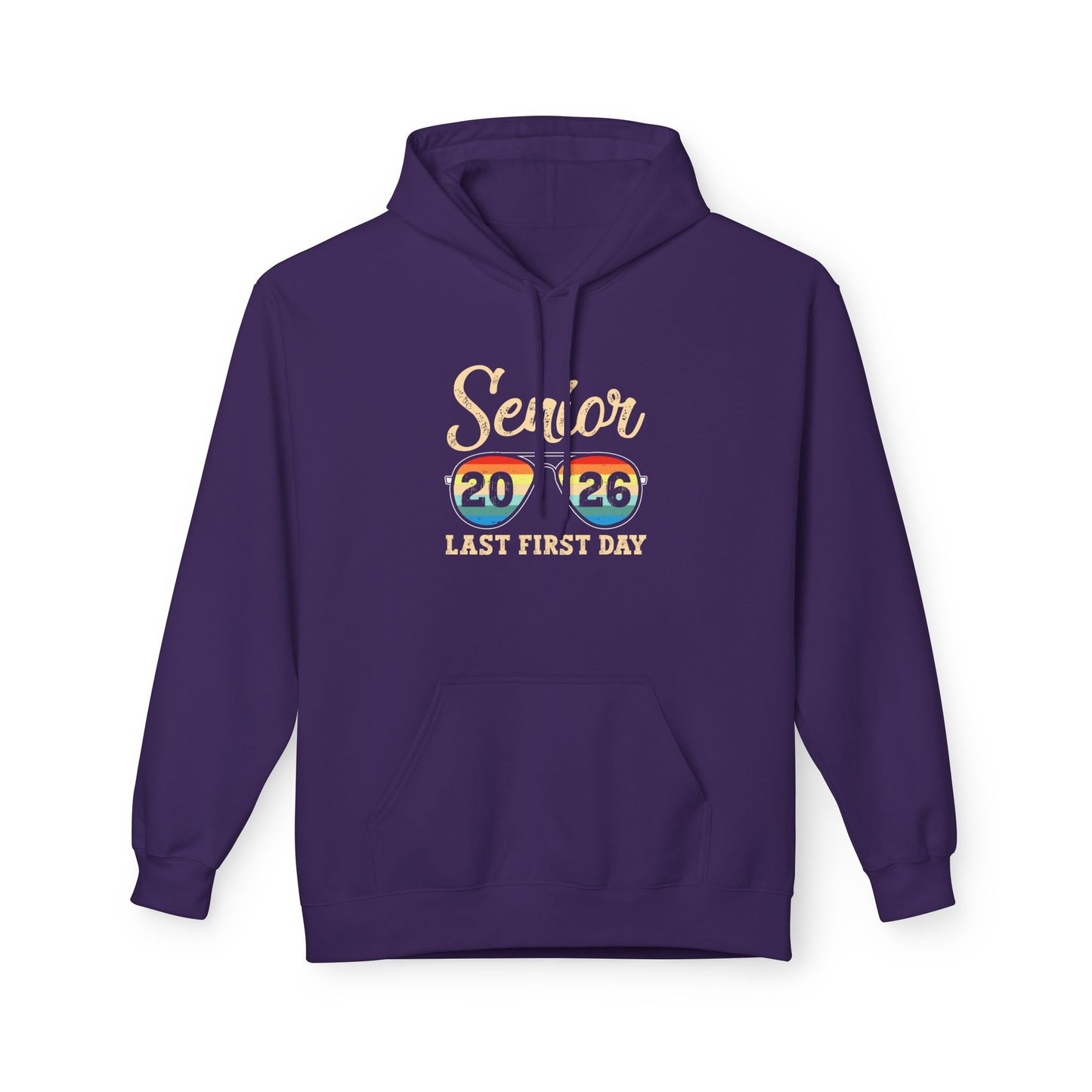 Senior Last First Day Hoodie, Graduation Gift, Class of 2024 Sweatshirt, College Bound Apparel, Unisex Fleece Hoodie
