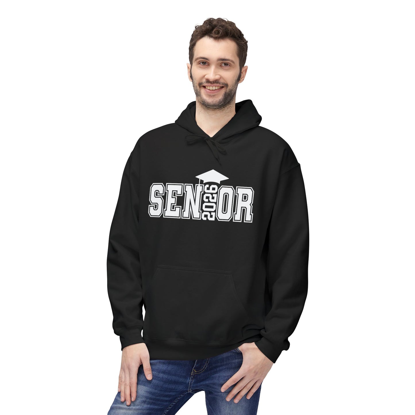Senior Fleece Hoodie, Cozy Graduation Gift, Class of 2024 Sweatshirt, Unisex Hoodie, Senior Spirit Wear, Comfortable Casual Wear
