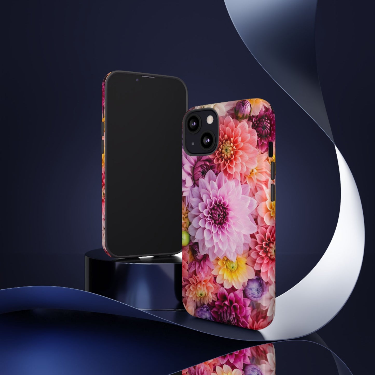 Floral iPhone Case, Tough Floral Phone Cover, Flower Pattern Case, Spring Design, Gift for Her, Durable Phone Accessory