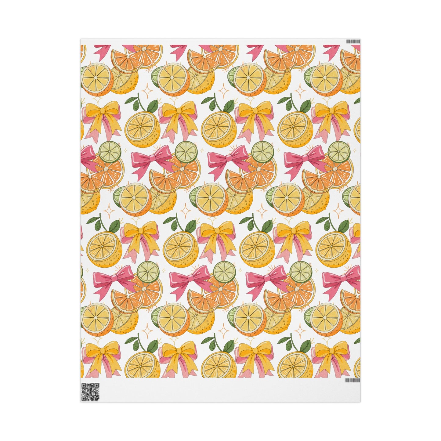 Vibrant Citrus Wrapping Paper, Colorful Gift Wrap, Holiday Decor, Celebration Wrap, Party Supplies, Crafting Paper