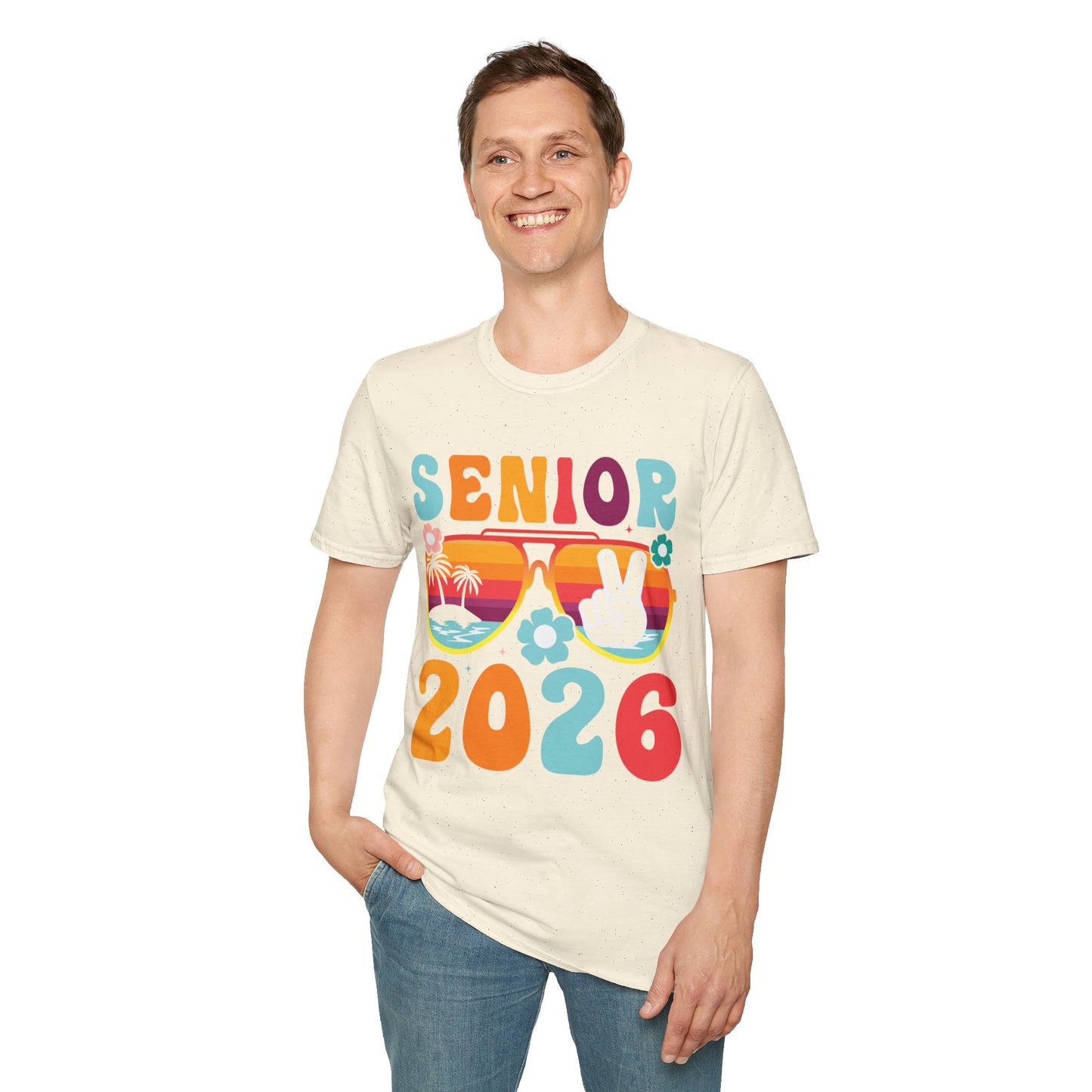 Senior 2026 Beach Vibes - Unisex Softstyle T-Shirt