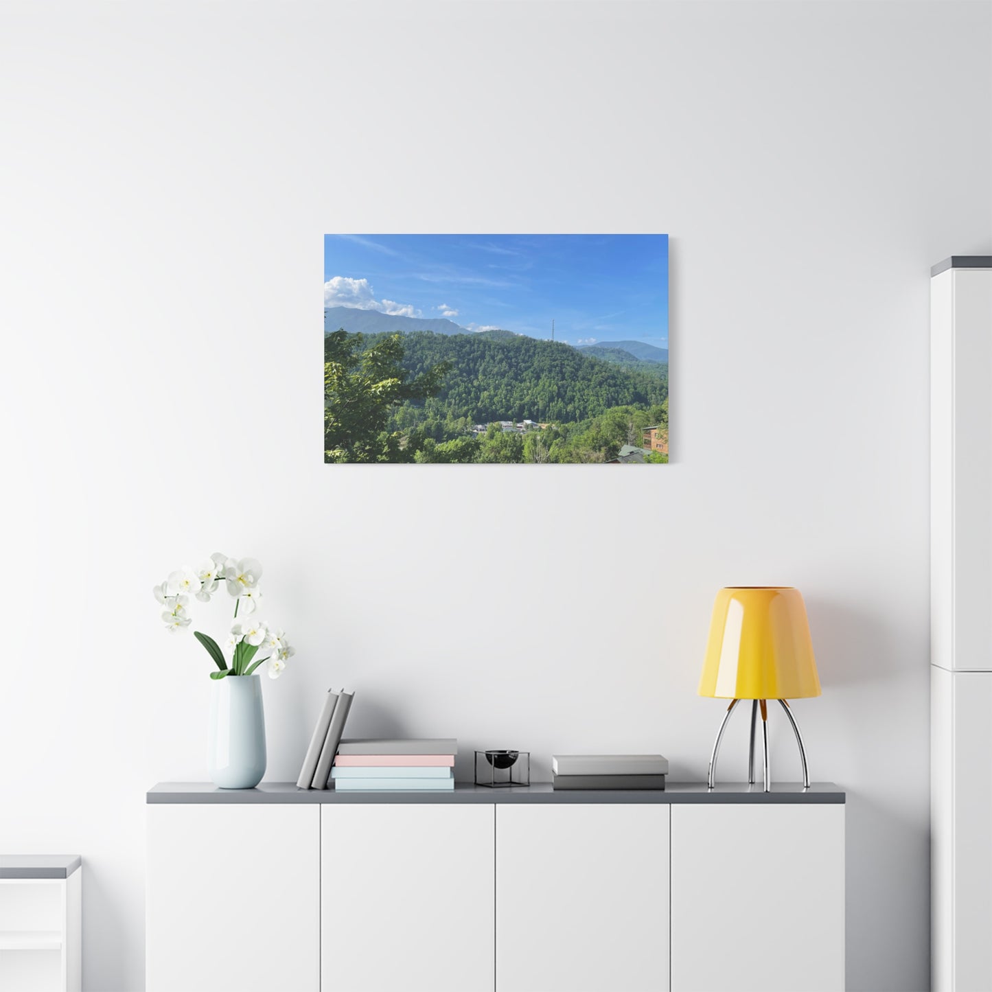 Scenic Matte Canvas Wall Art, Nature Decor, Mountain Landscape, Home Gallery, Gift Idea, Wall Decor