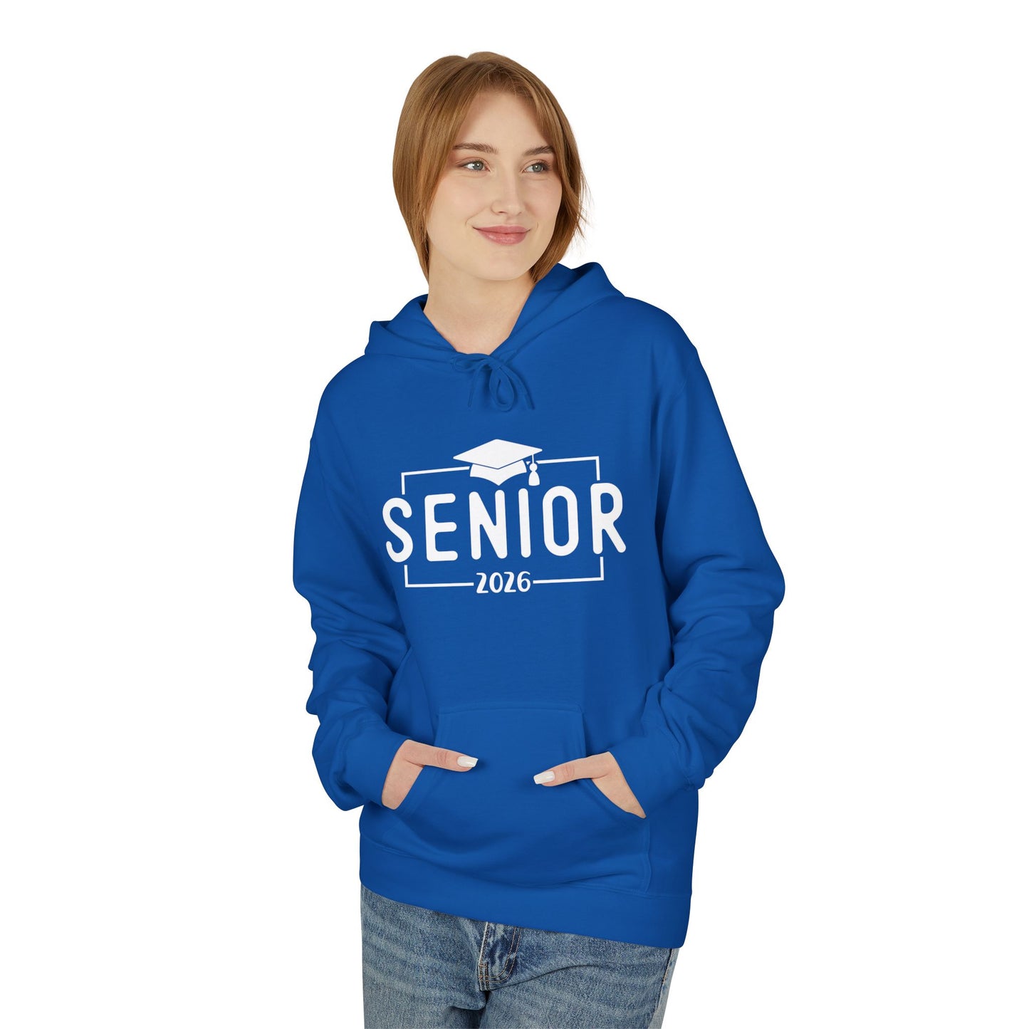 2026 Senior Unisex Midweight Fleece Hoodie, Graduation Gift, Class of 2026 Apparel, Cozy Hoodie, Unique Grad Clothing, High School Senior