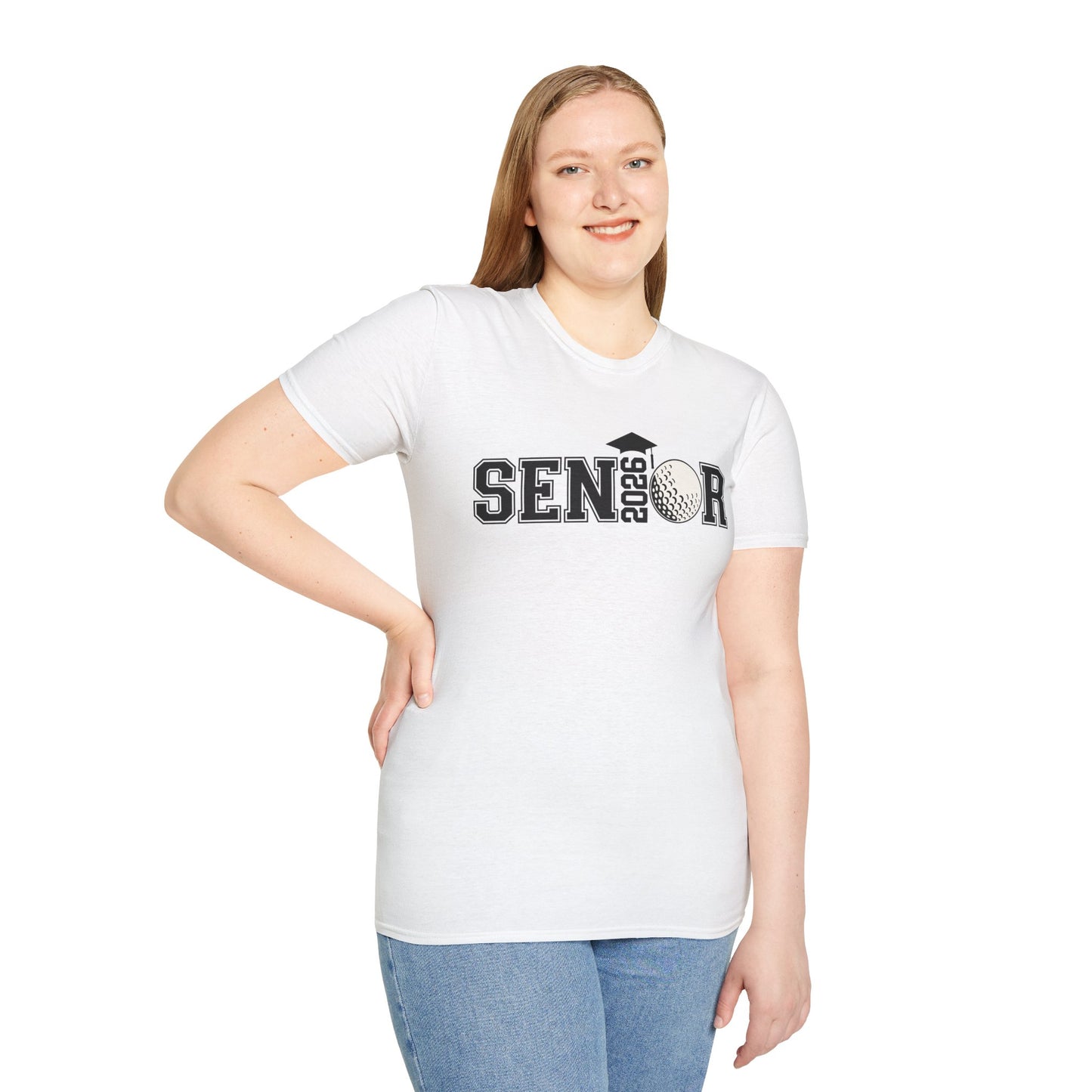 Senior Golf 2026 Unisex T-Shirt – Graduation Tee, Senior Shirt, Gift for Graduates, Class of 2026 Merchandise, Cool Casual Wear
