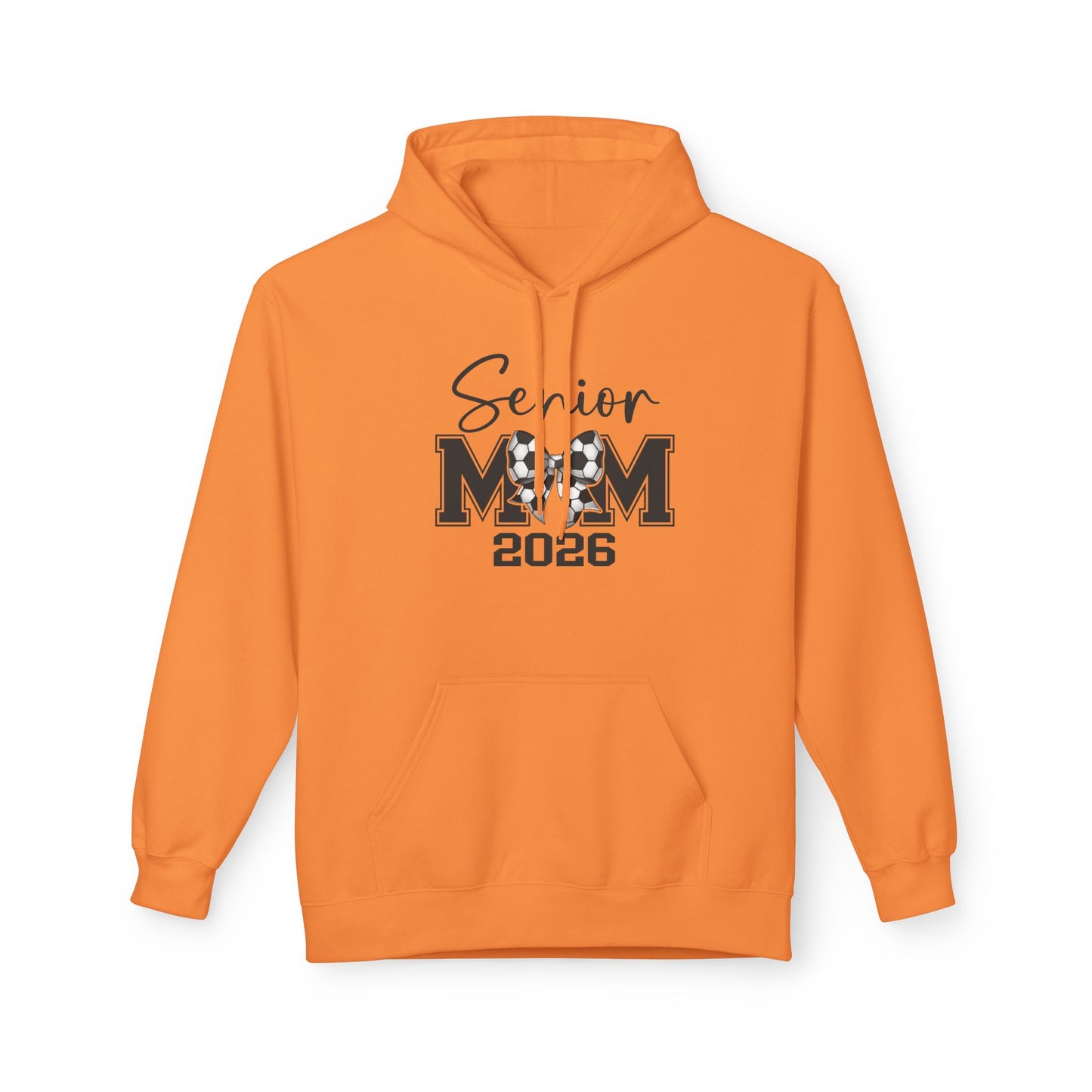 Senior Soccer Mom 2026 Midweight Fleece Hoodie,
