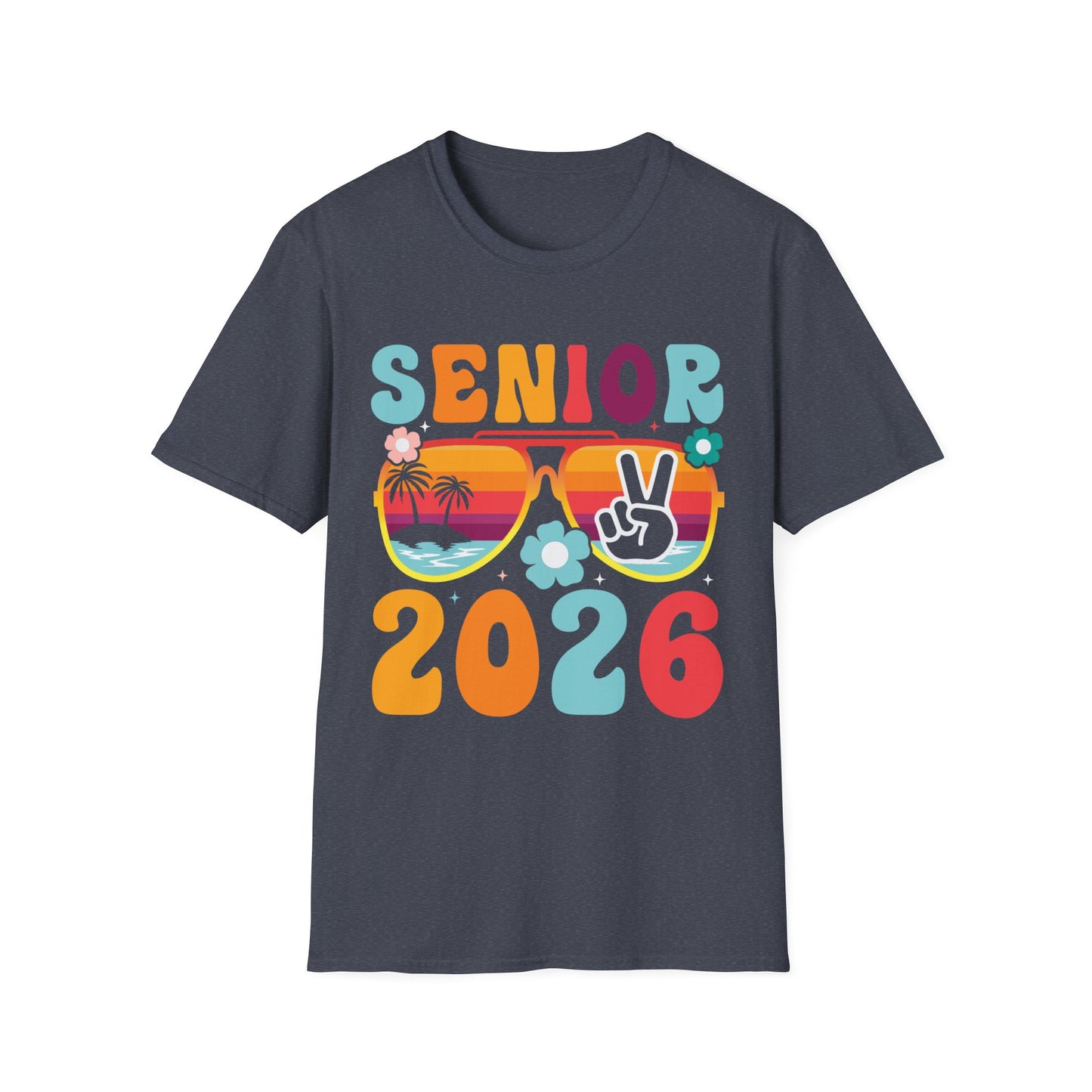 2026 Senior T-Shirt, Unisex Softstyle Tee, Graduation Gift, Summer Vibes Shirt, Class of 2026, Senior Celebration Apparel