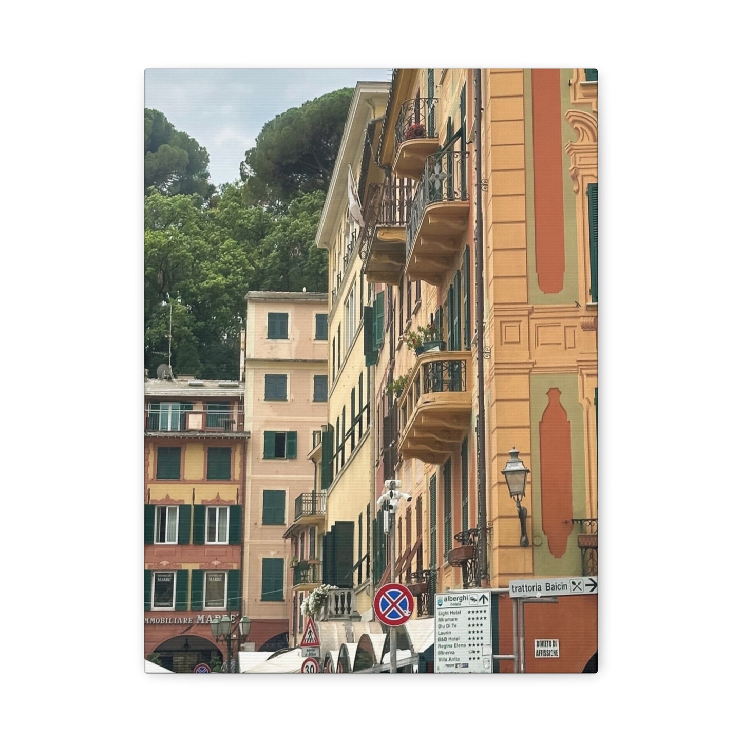 Italian Balcony Wall Decor, Home Decor, Gift for Art Lovers, Cozy Aesthetic, Travel Inspiration