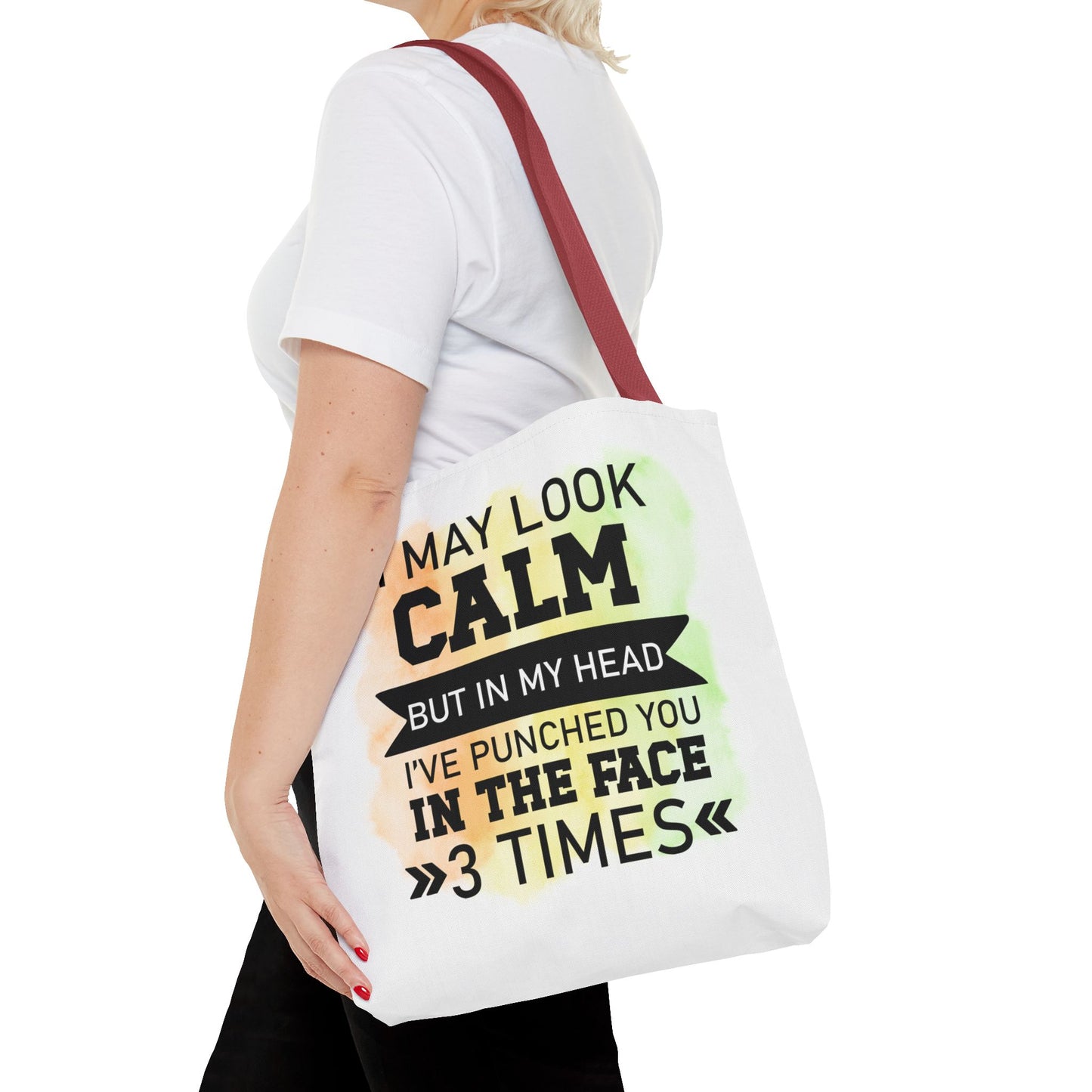 Humorous Tote Bag, Funny Gift for Friends, Everyday Use, Shopping Bag, Motivational Quote, Office Humor, Unique Present