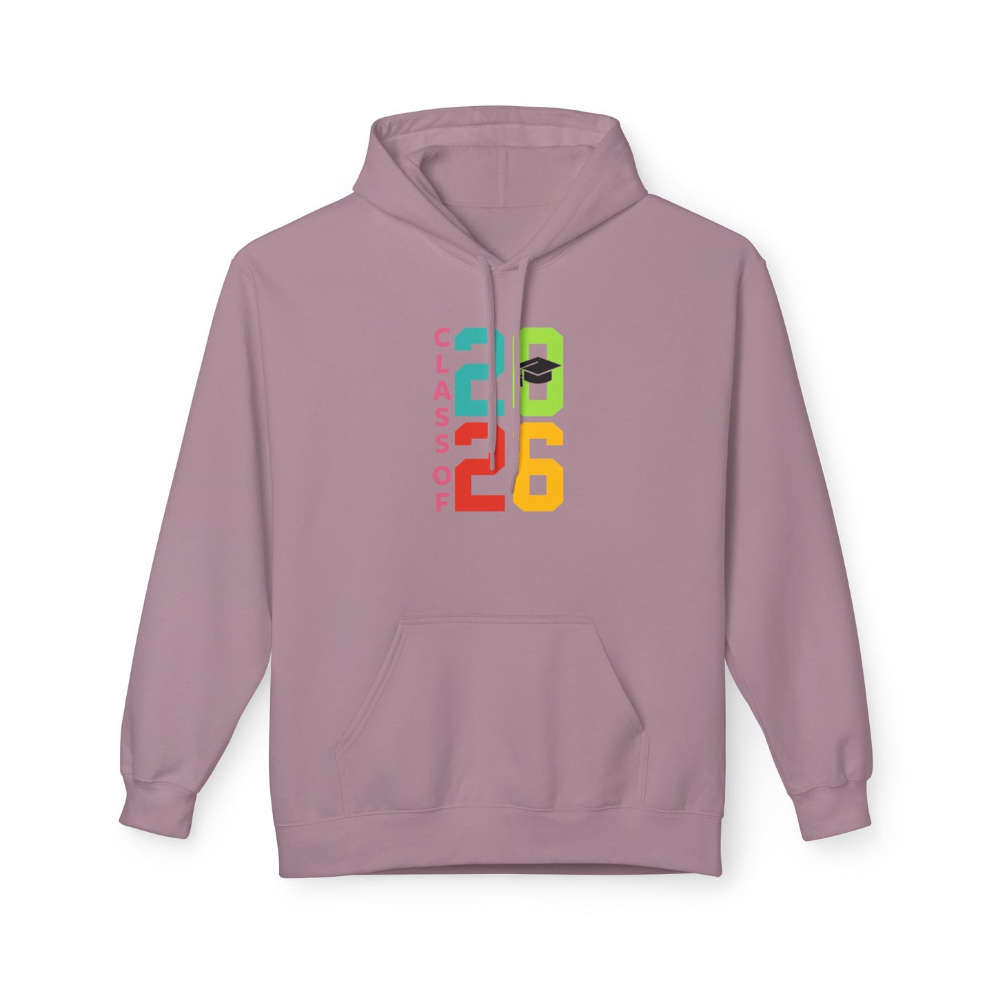 Class of 2026 Unisex Fleece Hoodie, Graduation Gift, College Bound Apparel, Cozy Layer, Student Spirit Wear