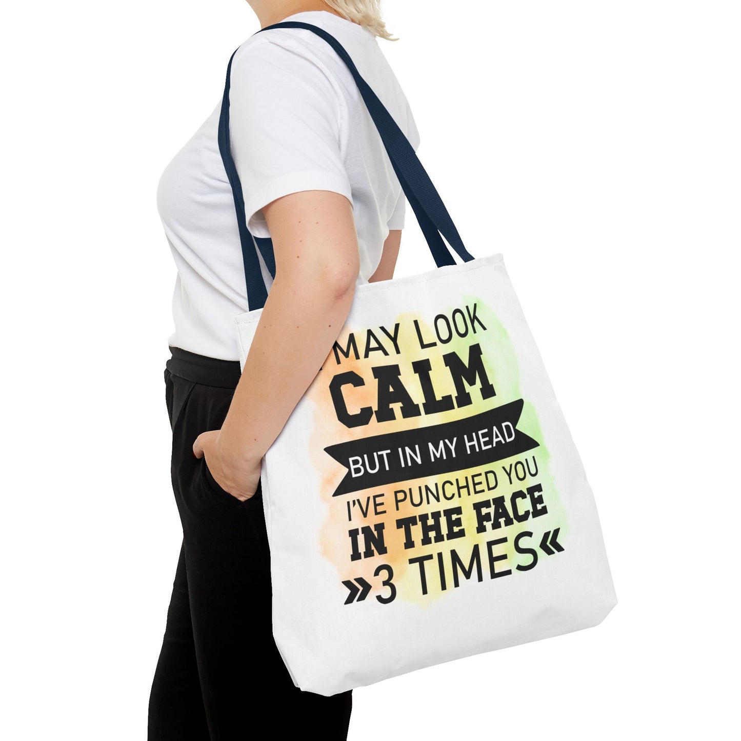 Humorous Tote Bag, Funny Gift for Friends, Everyday Use, Shopping Bag, Motivational Quote, Office Humor, Unique Present