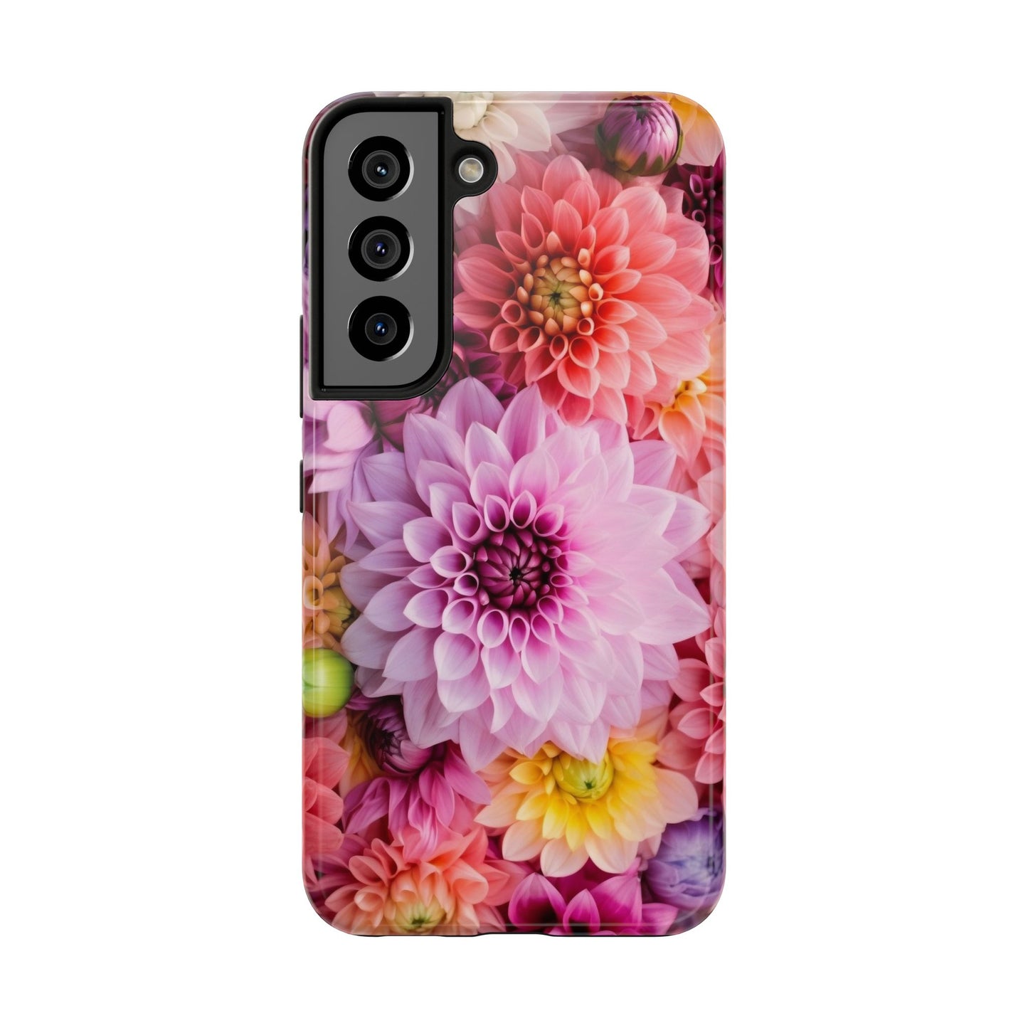 Floral Tough Phone Cases, Durable Phone Cover, Flower Print Case, Gift for Her, Spring Accessories, Custom Phone Case