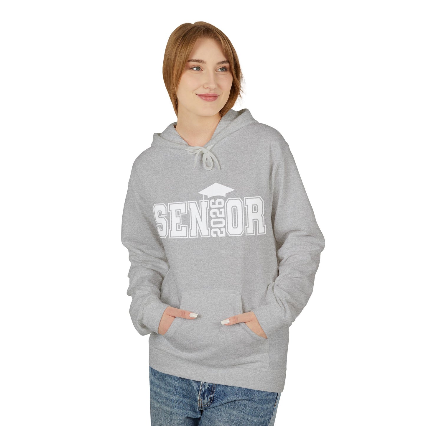 Senior Fleece Hoodie, Cozy Graduation Gift, Class of 2024 Sweatshirt, Unisex Hoodie, Senior Spirit Wear, Comfortable Casual Wear