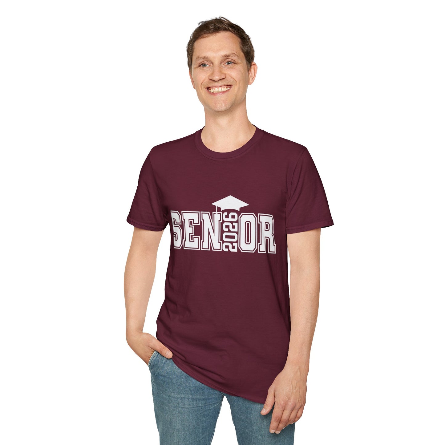 Class of 2026 Senior T-Shirt, Graduation Tee, Unisex Softstyle Shirt for Graduates, Perfect for Parties and Celebrations, Gift for Seniors