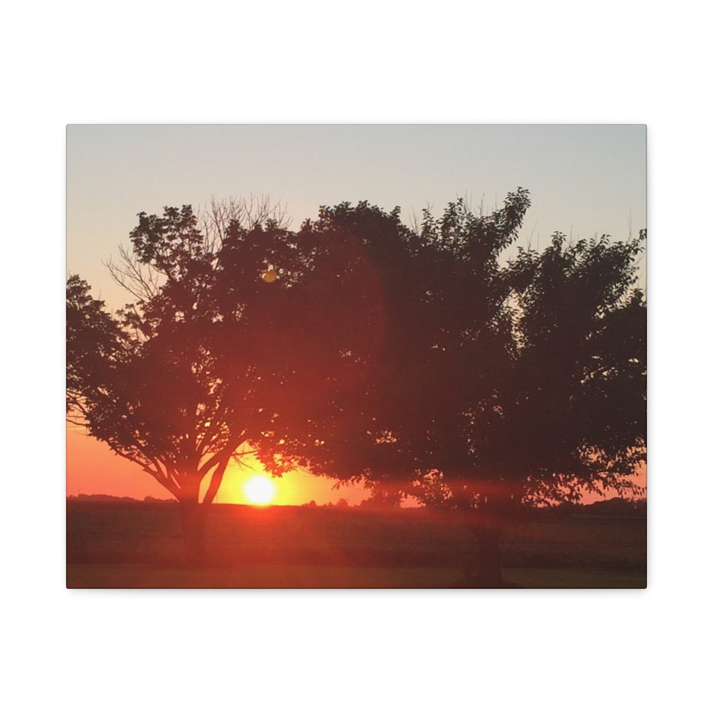Sunset Serenity Canvas Wall Art, Relaxing Home Decor, Nature Print, Gift for Nature Lovers, Sunset Aesthetic, Art for Living Room