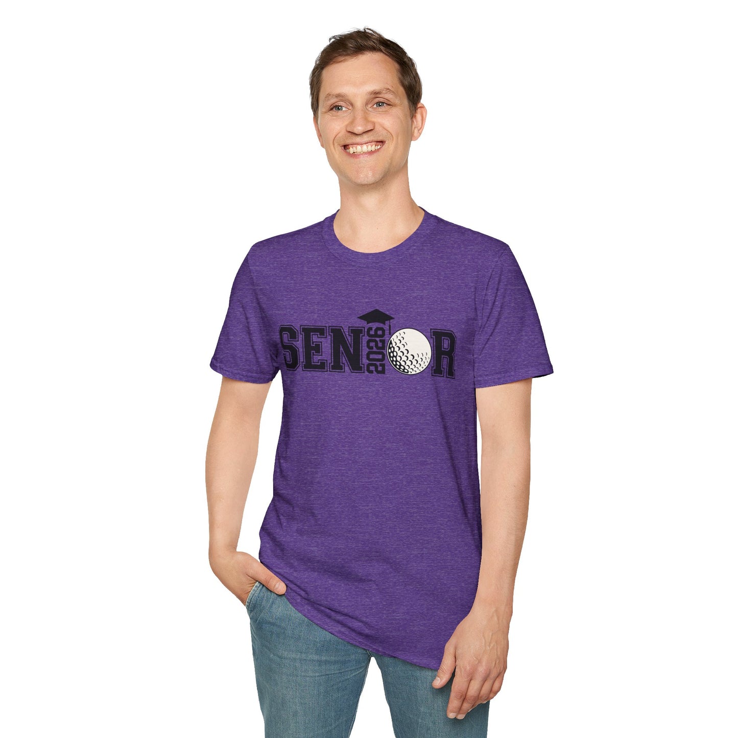 Senior Golf 2026 Unisex T-Shirt – Graduation Tee, Senior Shirt, Gift for Graduates, Class of 2026 Merchandise, Cool Casual Wear
