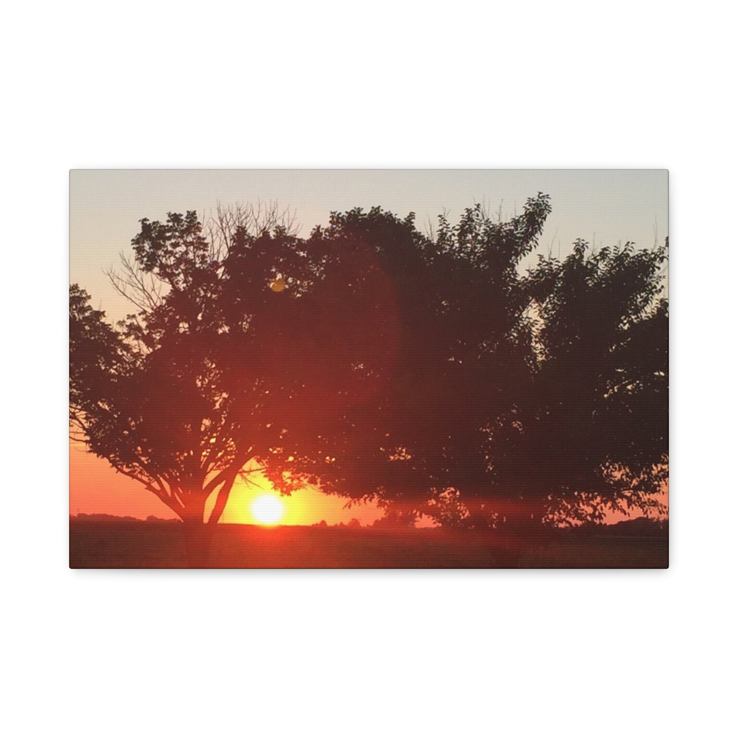 Sunset Serenity Canvas Wall Art, Relaxing Home Decor, Nature Print, Gift for Nature Lovers, Sunset Aesthetic, Art for Living Room