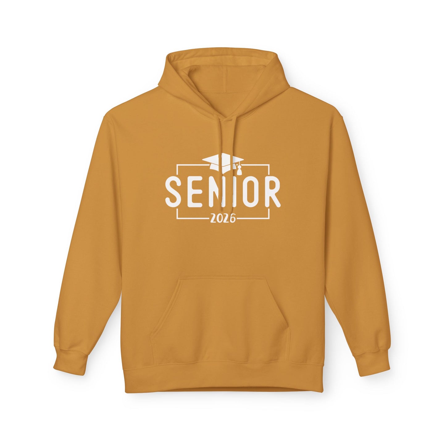 2026 Senior Unisex Midweight Fleece Hoodie, Graduation Gift, Class of 2026 Apparel, Cozy Hoodie, Unique Grad Clothing, High School Senior