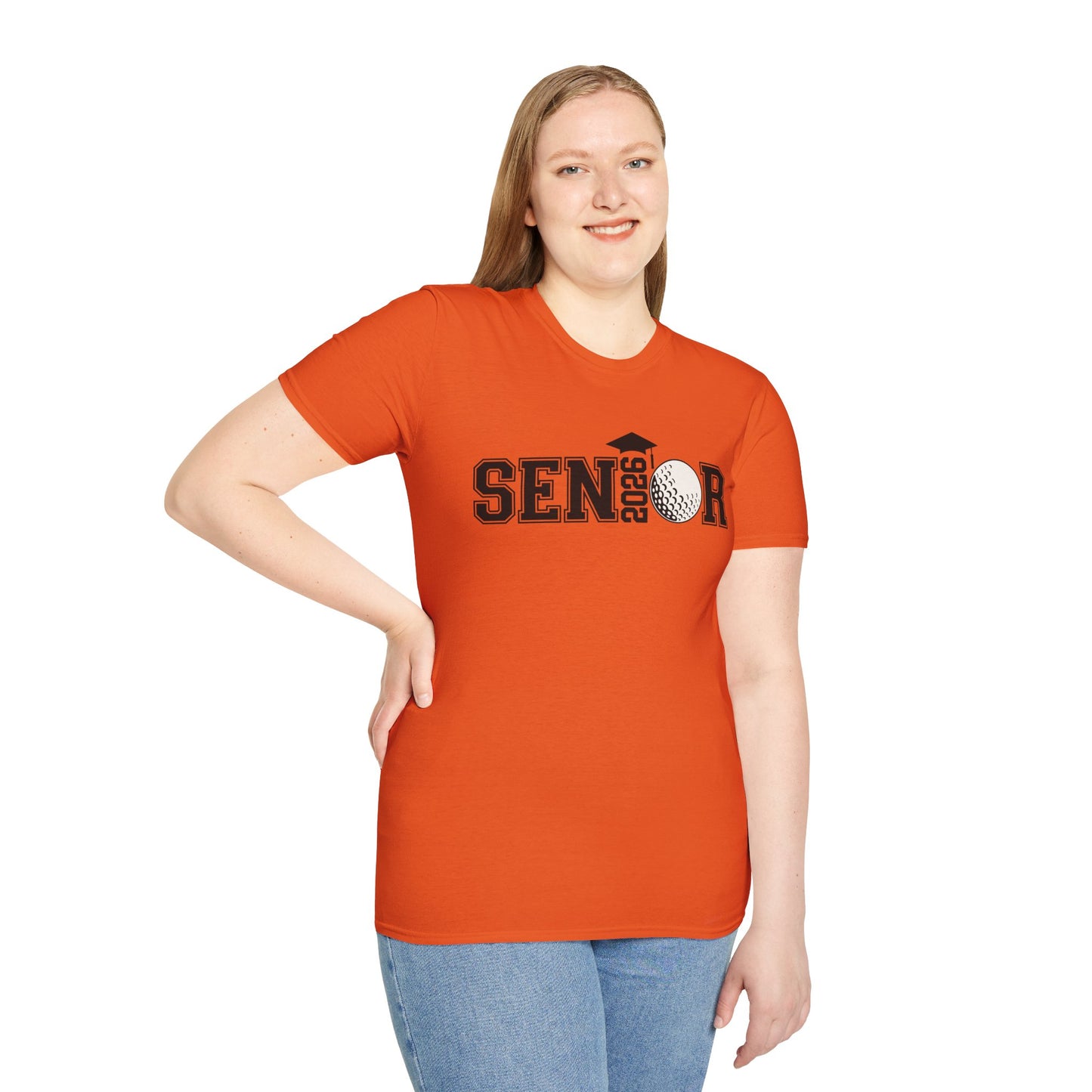 Senior Golf 2026 Unisex T-Shirt – Graduation Tee, Senior Shirt, Gift for Graduates, Class of 2026 Merchandise, Cool Casual Wear
