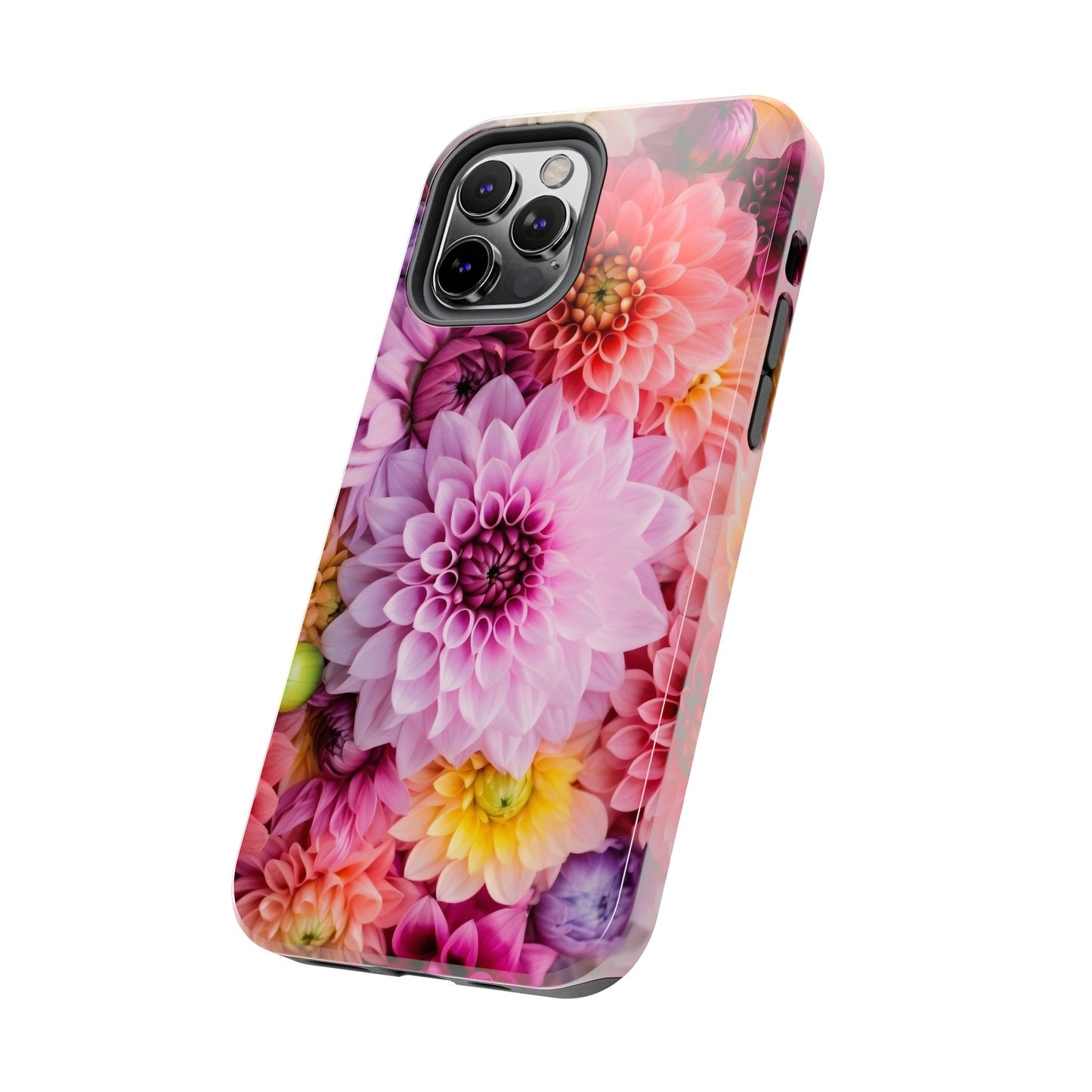Floral Tough Phone Cases, Durable Phone Cover, Flower Print Case, Gift for Her, Spring Accessories, Custom Phone Case