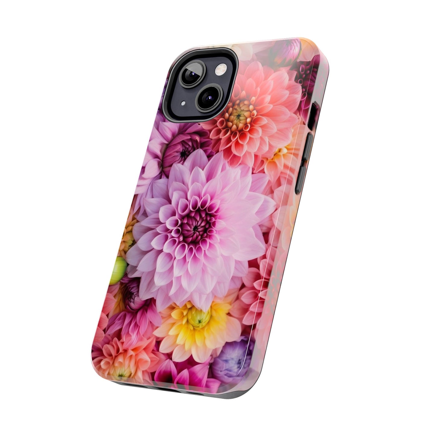 Floral Tough Phone Cases, Durable Phone Cover, Flower Print Case, Gift for Her, Spring Accessories, Custom Phone Case
