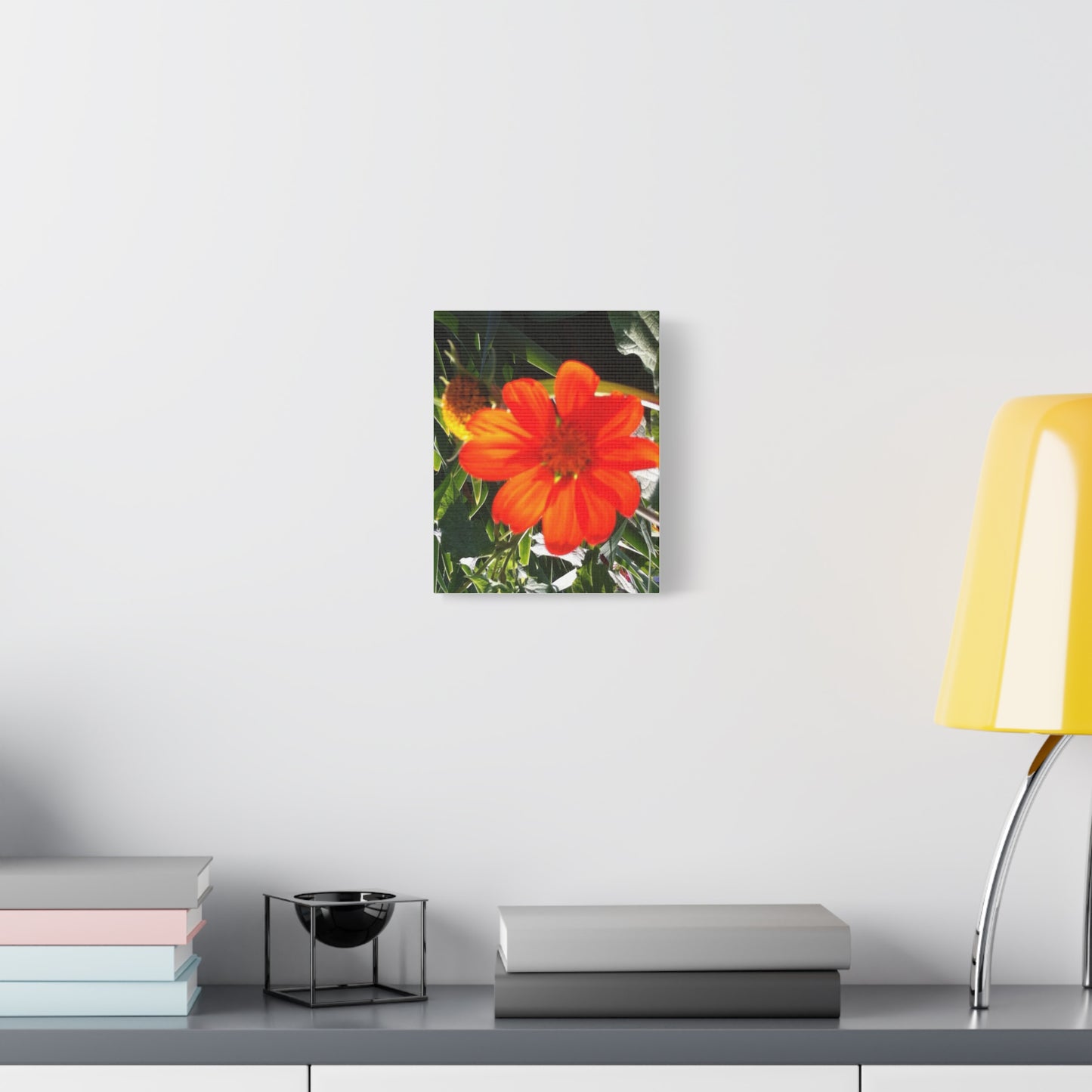 Vibrant Floral Canvas Art, Wall Decor, Gift for Garden Lovers, Bright Home Accent, Modern Art for Any Room
