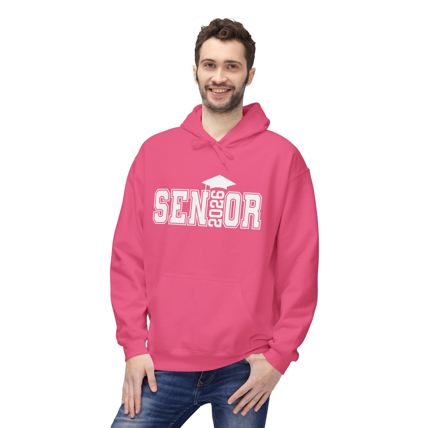 Senior Fleece Hoodie, Cozy Graduation Gift, Class of 2024 Sweatshirt, Unisex Hoodie, Senior Spirit Wear, Comfortable Casual Wear