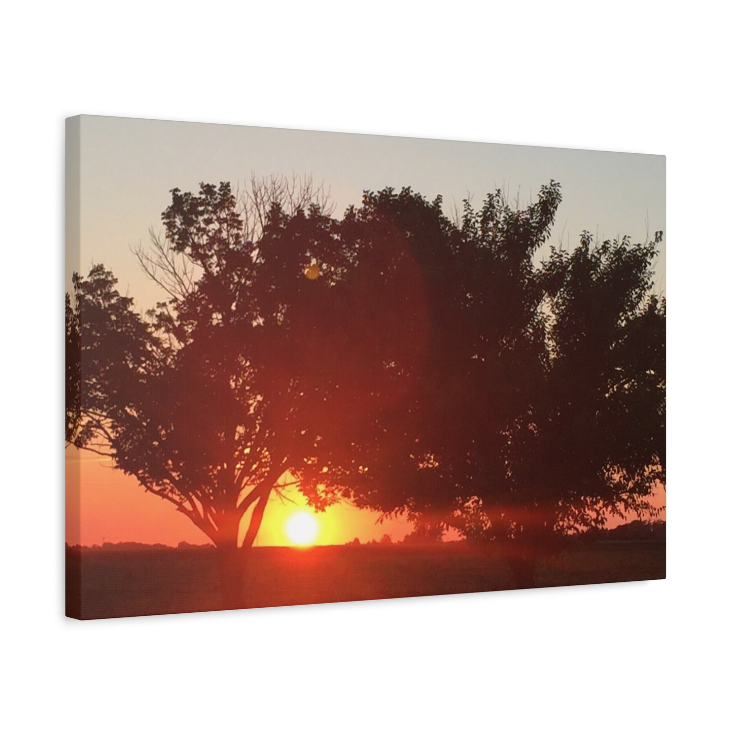 Sunset Serenity Canvas Wall Art, Relaxing Home Decor, Nature Print, Gift for Nature Lovers, Sunset Aesthetic, Art for Living Room