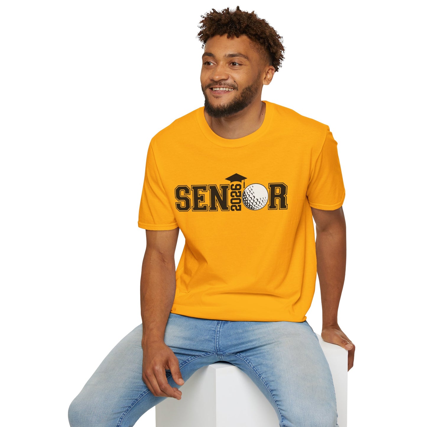 Senior Golf 2026 Unisex T-Shirt – Graduation Tee, Senior Shirt, Gift for Graduates, Class of 2026 Merchandise, Cool Casual Wear