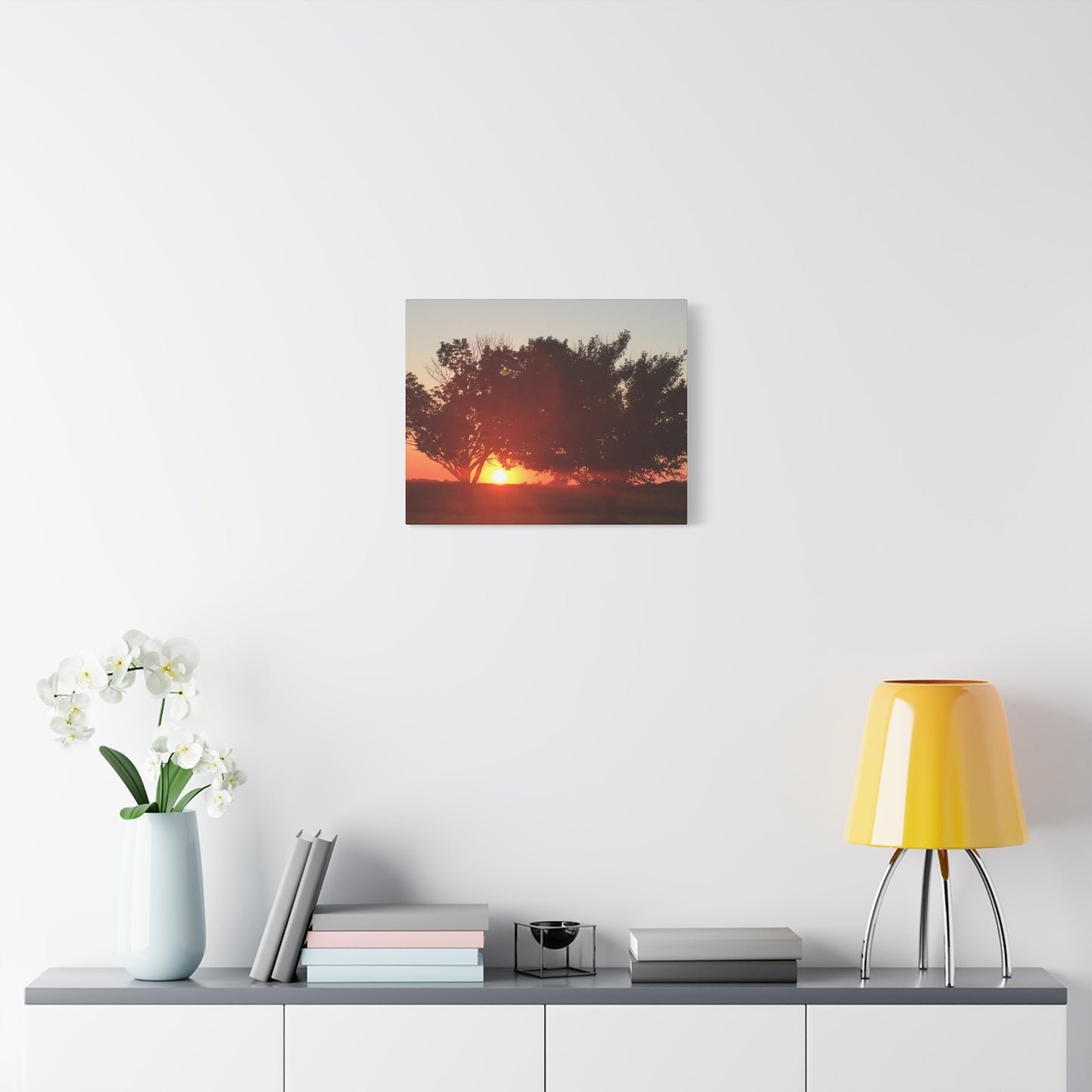 Sunset Serenity Canvas Wall Art, Relaxing Home Decor, Nature Print, Gift for Nature Lovers, Sunset Aesthetic, Art for Living Room