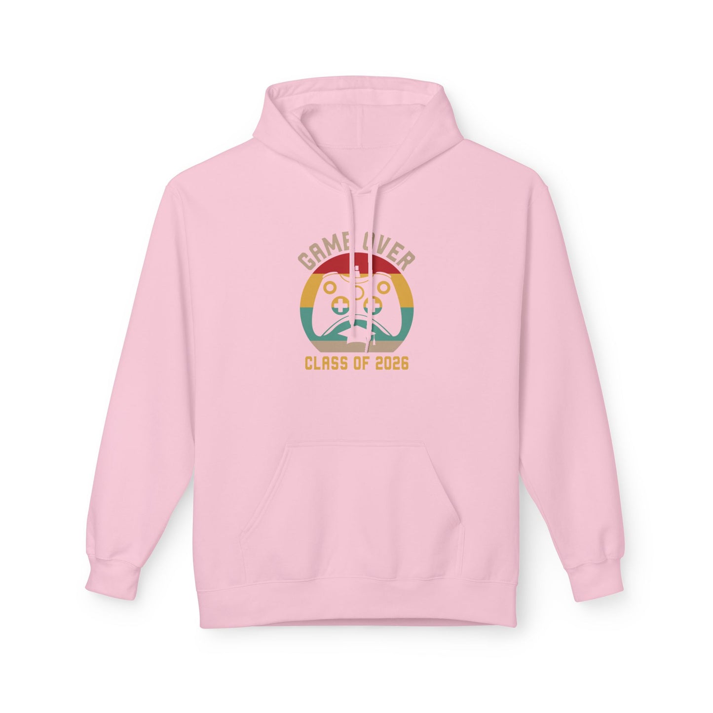 Game Over Class of 2026 Hoodie - Unisex Softstyle Fleece | Graduation Gift, Gamer Apparel, Cozy Sweatshirt, Casual Wear