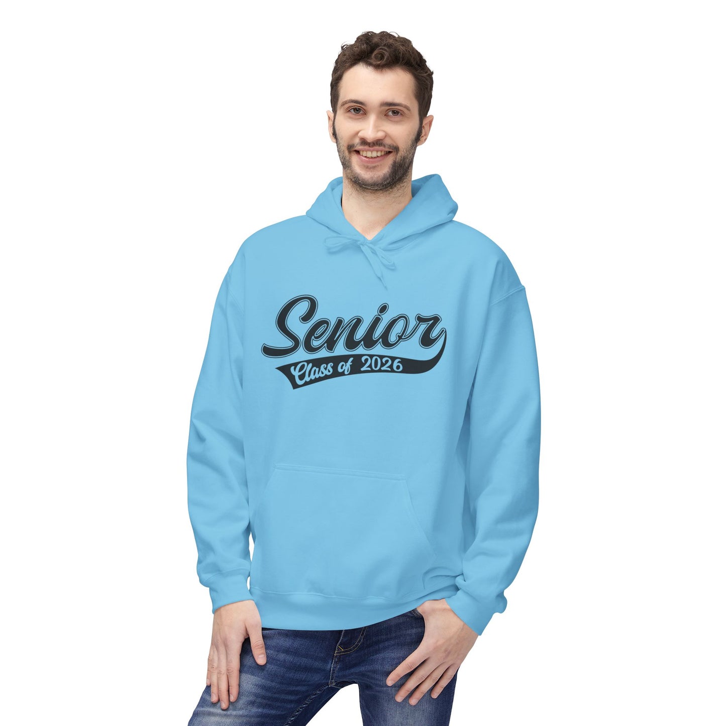 Class of 2026 Senior Hoodie | Unisex Midweight Fleece | Graduation Gift | College Bound | Class Spirit Wear, Trendy Graduation Apparel