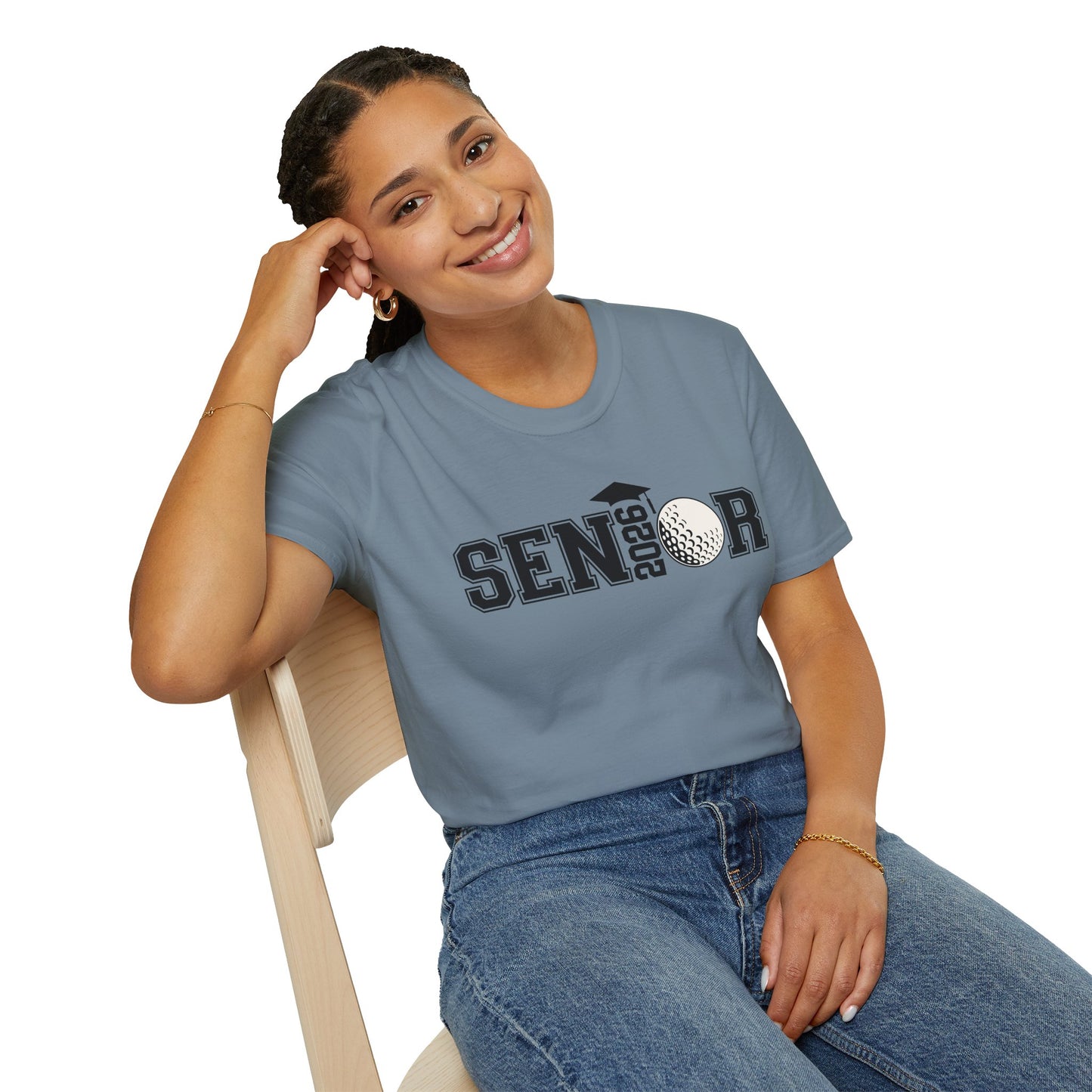 Senior Golf 2026 Unisex T-Shirt – Graduation Tee, Senior Shirt, Gift for Graduates, Class of 2026 Merchandise, Cool Casual Wear