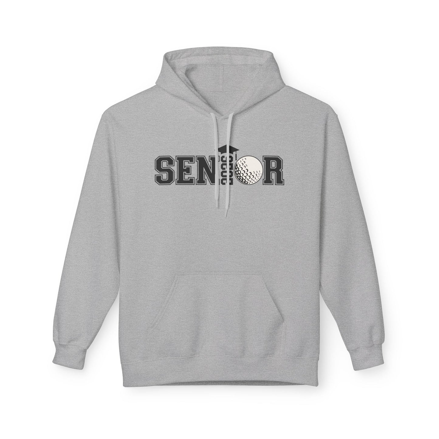 Senior- Golf Fleece Hoodie - Perfect for Graduates, Cozy Gift for Seniors, College Prep, Class of 2023, Warm and Stylish