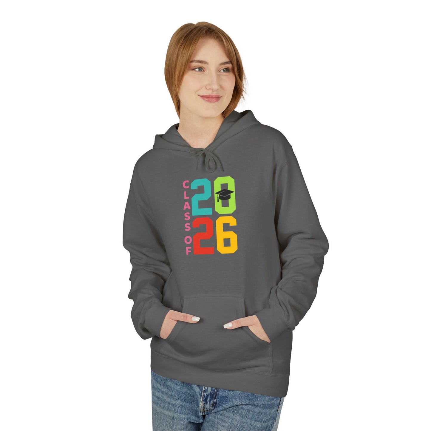 Class of 2026 Unisex Fleece Hoodie, Graduation Gift, College Bound Apparel, Cozy Layer, Student Spirit Wear