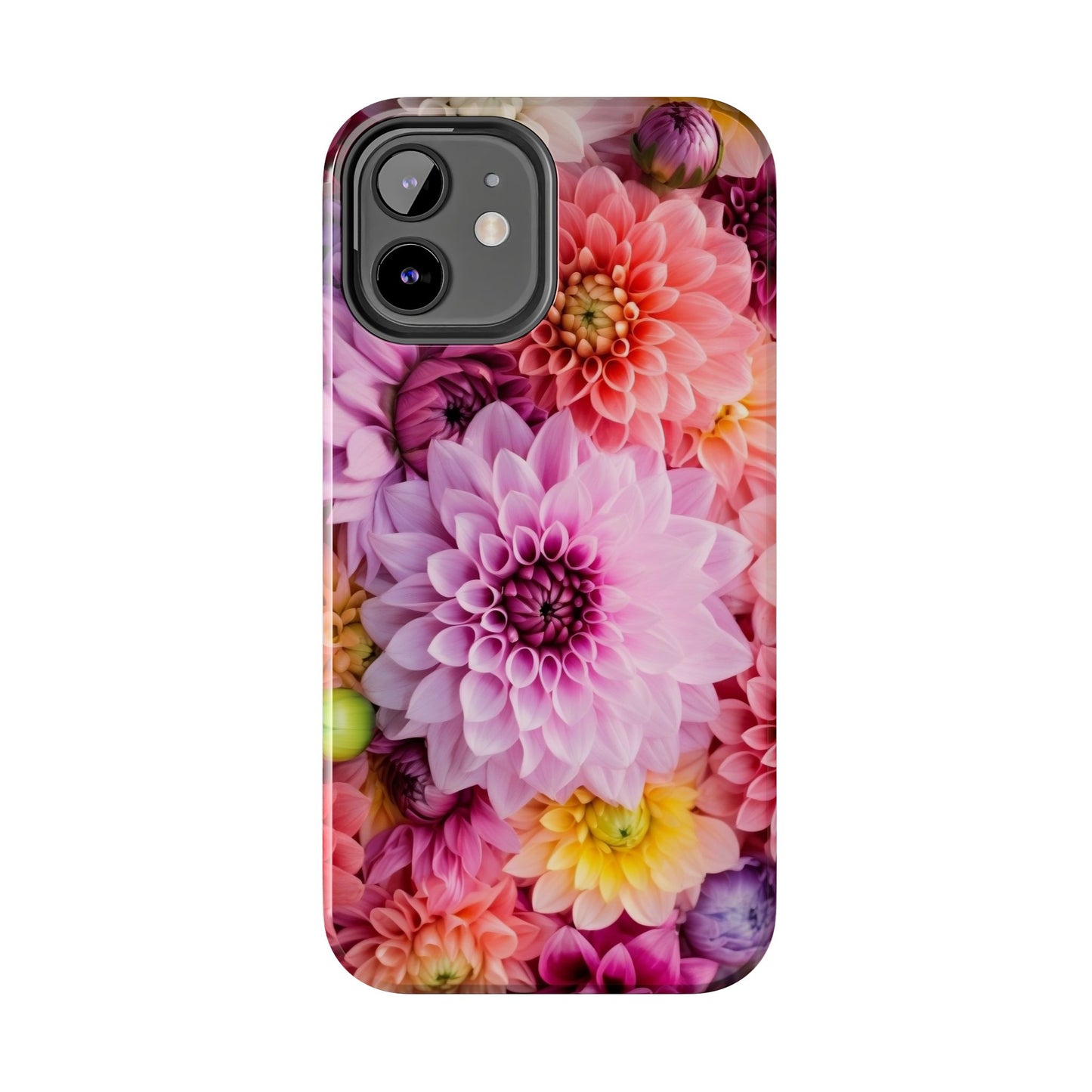 Floral Tough Phone Cases, Durable Phone Cover, Flower Print Case, Gift for Her, Spring Accessories, Custom Phone Case