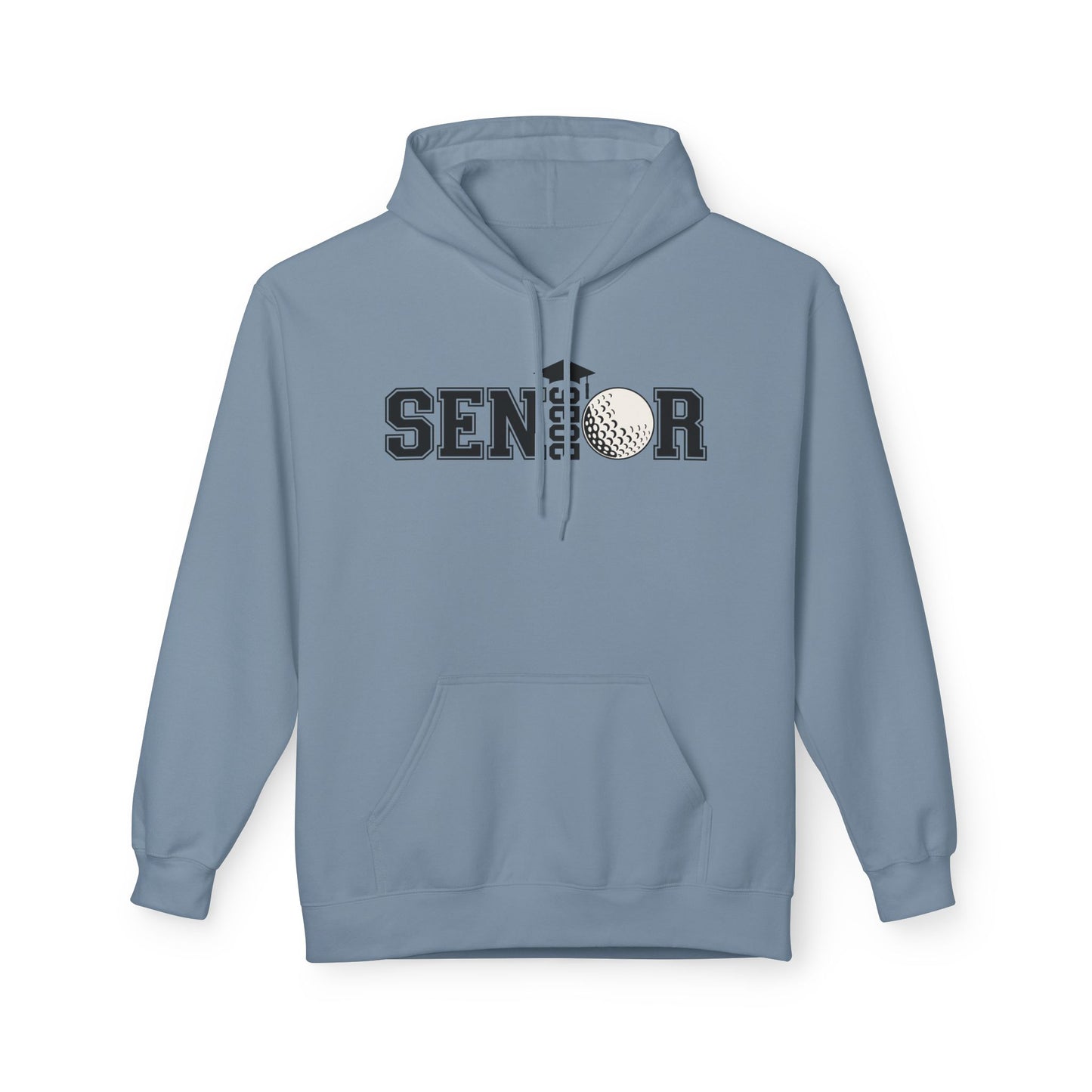 Senior- Golf Fleece Hoodie - Perfect for Graduates, Cozy Gift for Seniors, College Prep, Class of 2023, Warm and Stylish