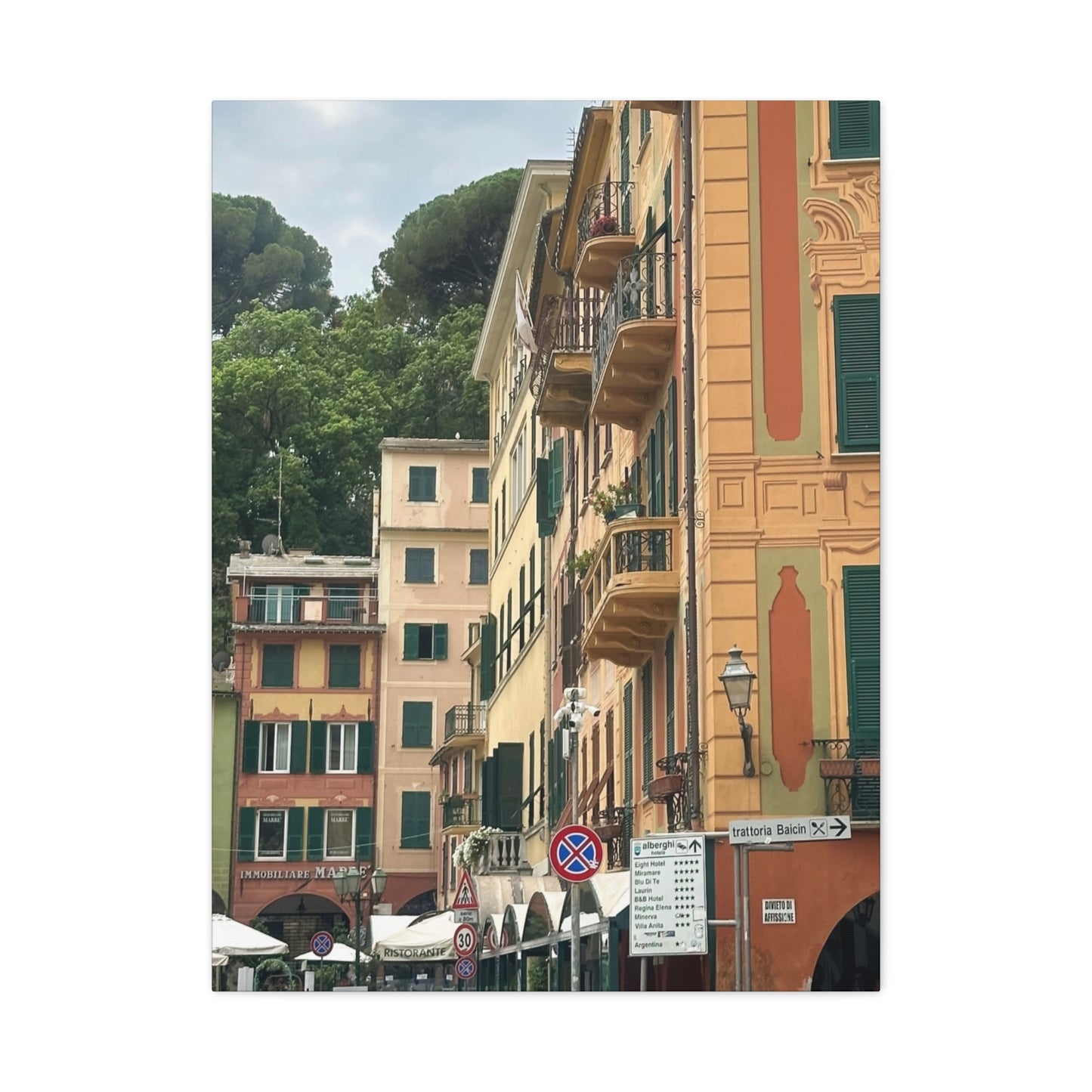 Italian Balcony Wall Decor, Home Decor, Gift for Art Lovers, Cozy Aesthetic, Travel Inspiration