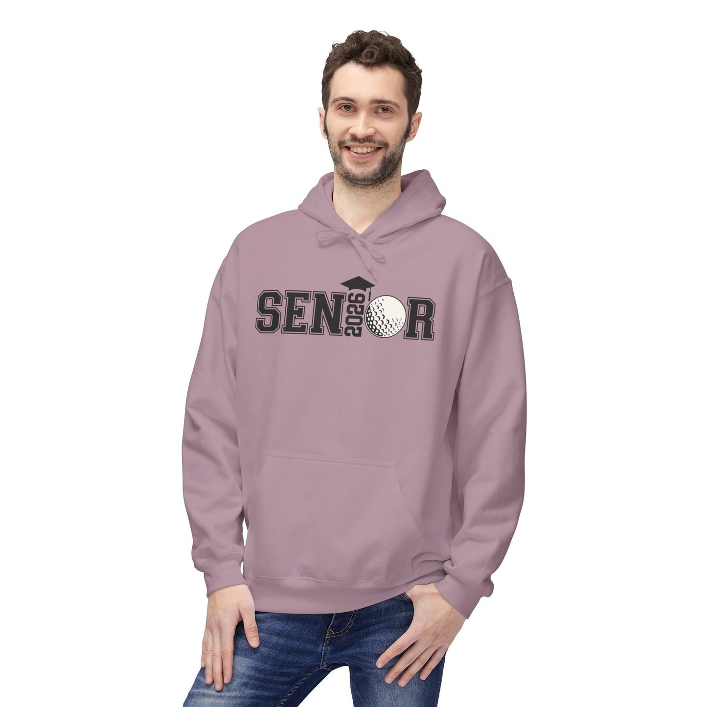 Senior- Golf Fleece Hoodie - Perfect for Graduates, Cozy Gift for Seniors, College Prep, Class of 2023, Warm and Stylish