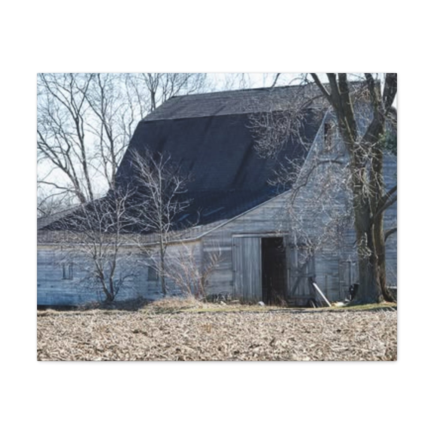 Rustic Barn Canvas Wall Art, Barn Decor, Country Home Decor, Farmhouse Wall Art, Rustic Home Decoration