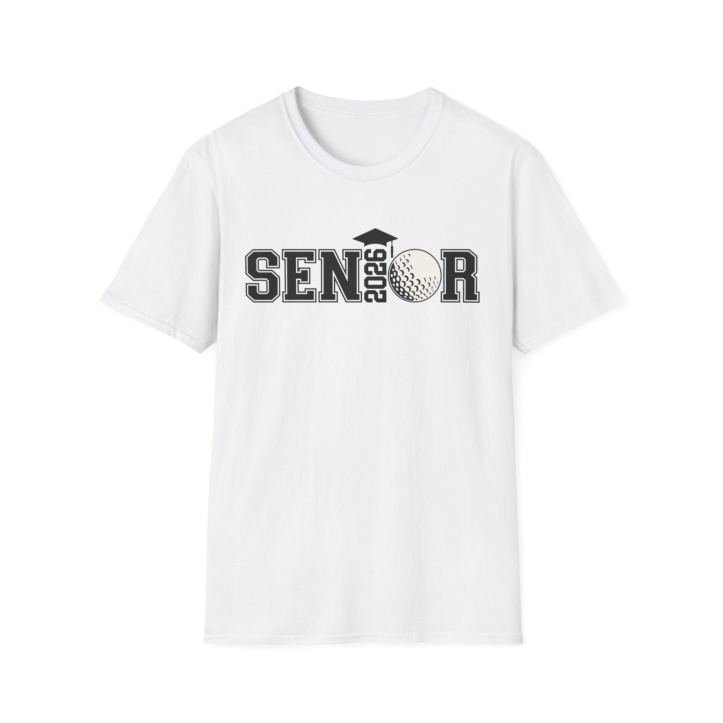 Senior Golf 2026 Unisex T-Shirt – Graduation Tee, Senior Shirt, Gift for Graduates, Class of 2026 Merchandise, Cool Casual Wear