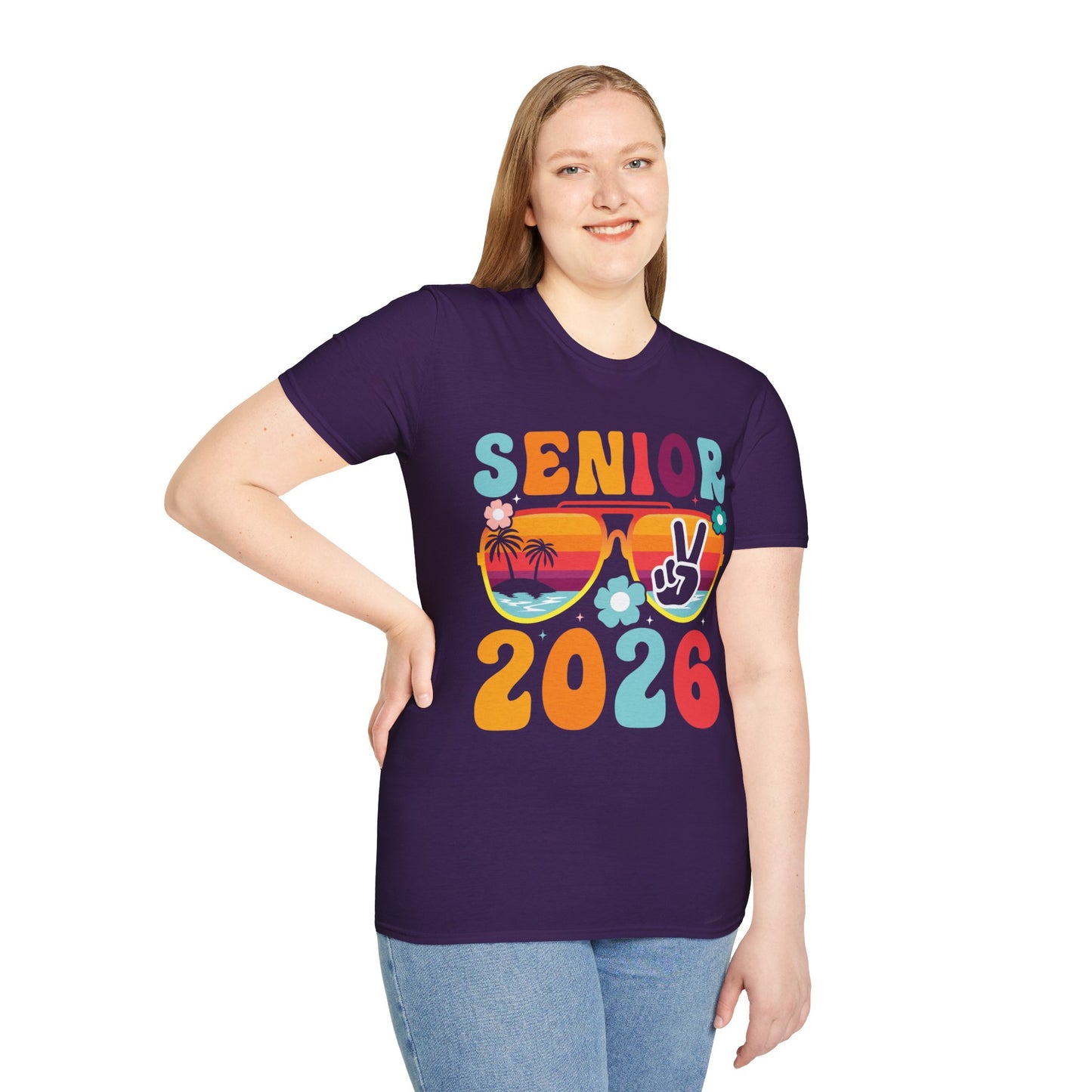 2026 Senior T-Shirt, Unisex Softstyle Tee, Graduation Gift, Summer Vibes Shirt, Class of 2026, Senior Celebration Apparel