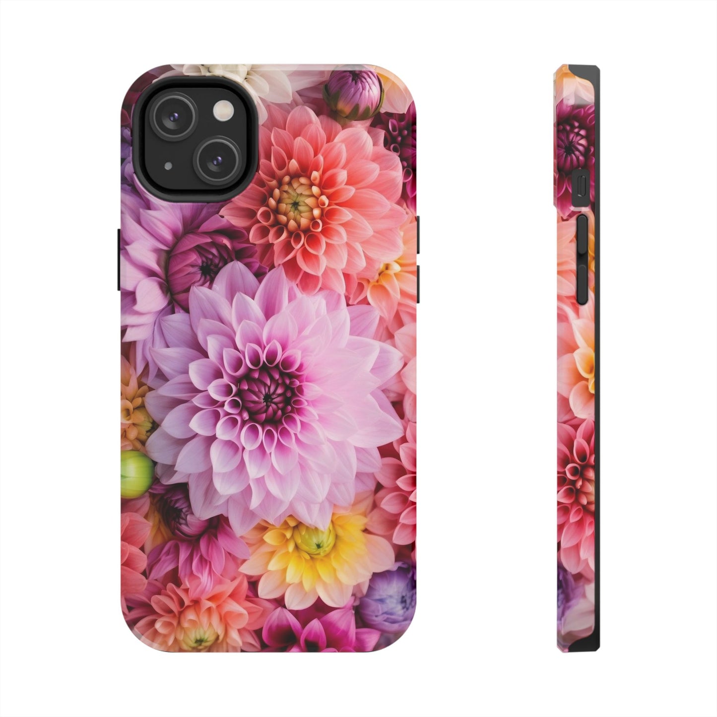 Floral Tough Phone Cases, Durable Phone Cover, Flower Print Case, Gift for Her, Spring Accessories, Custom Phone Case
