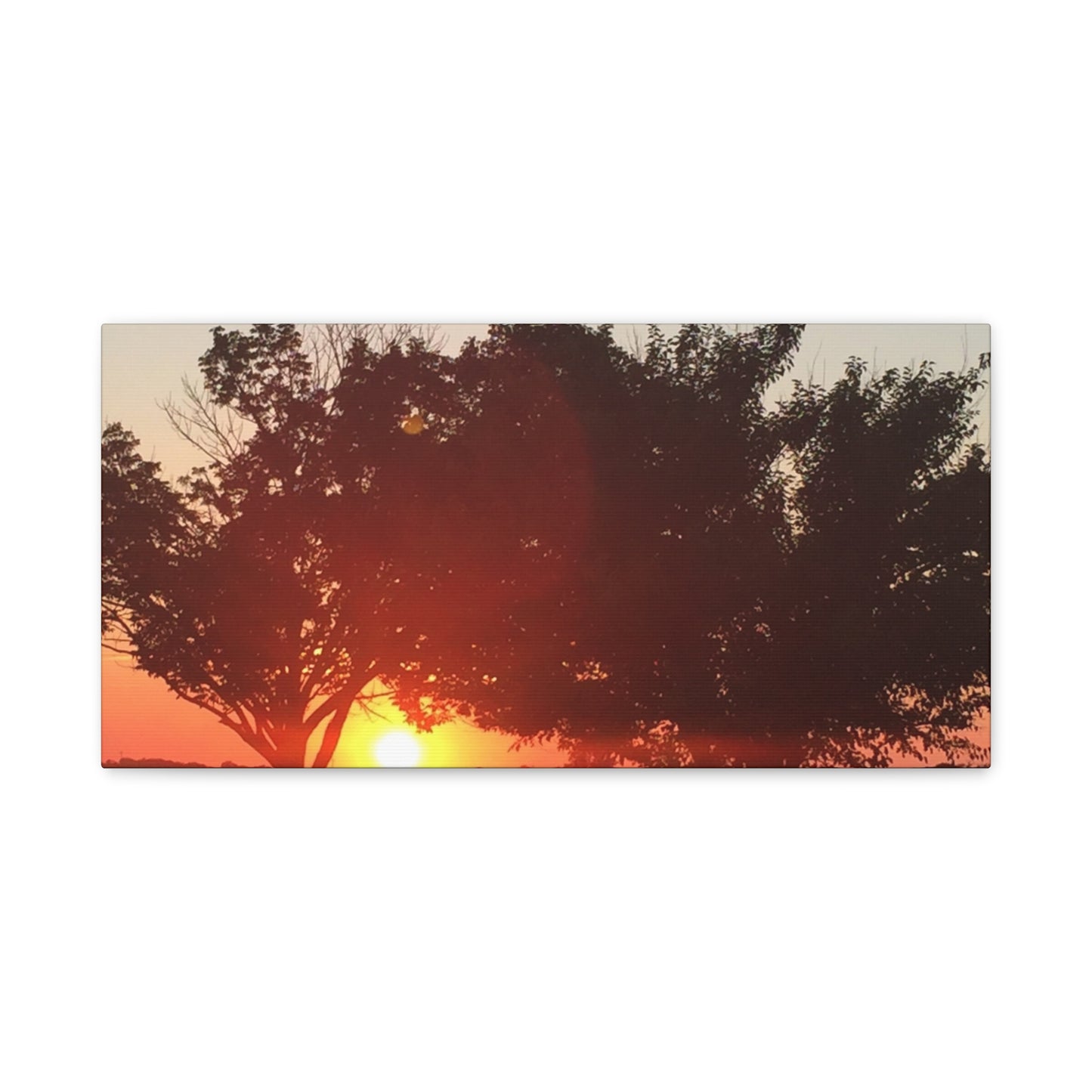 Sunset Serenity Canvas Wall Art, Relaxing Home Decor, Nature Print, Gift for Nature Lovers, Sunset Aesthetic, Art for Living Room