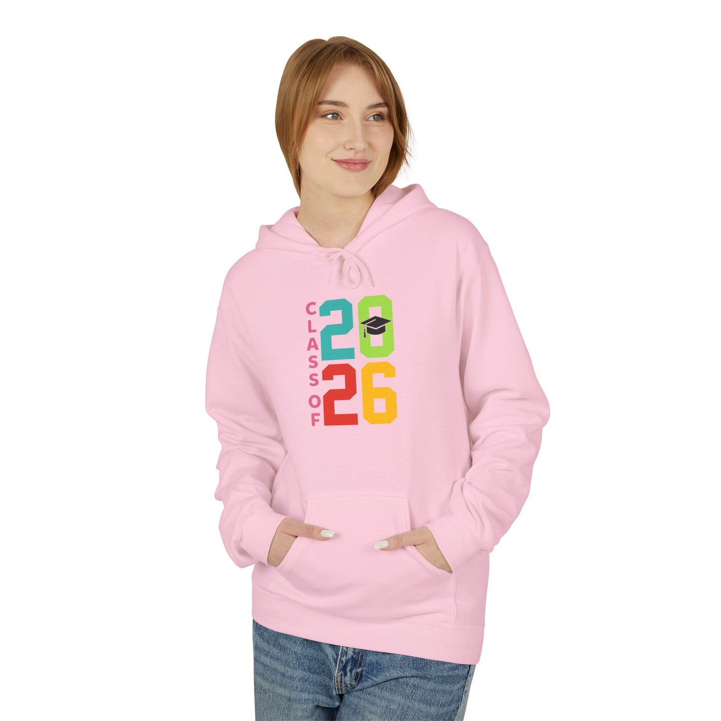 Class of 2026 Unisex Fleece Hoodie, Graduation Gift, College Bound Apparel, Cozy Layer, Student Spirit Wear